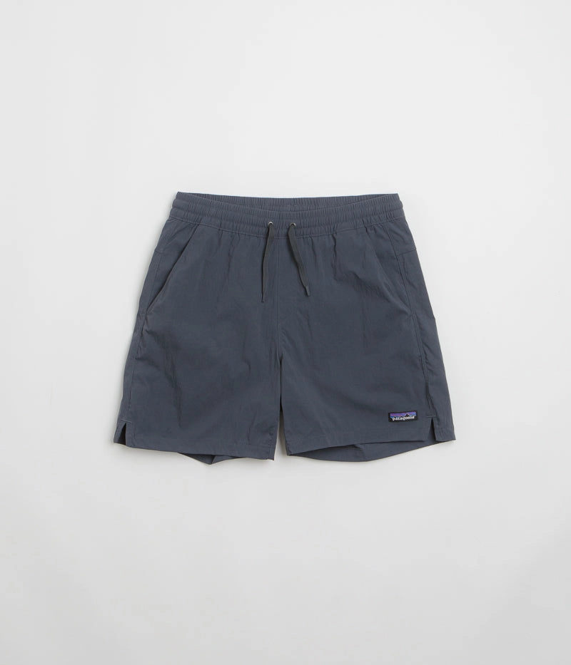 On The Go Patagonia Baggies Lights 6" Shorts - Smolder Blue