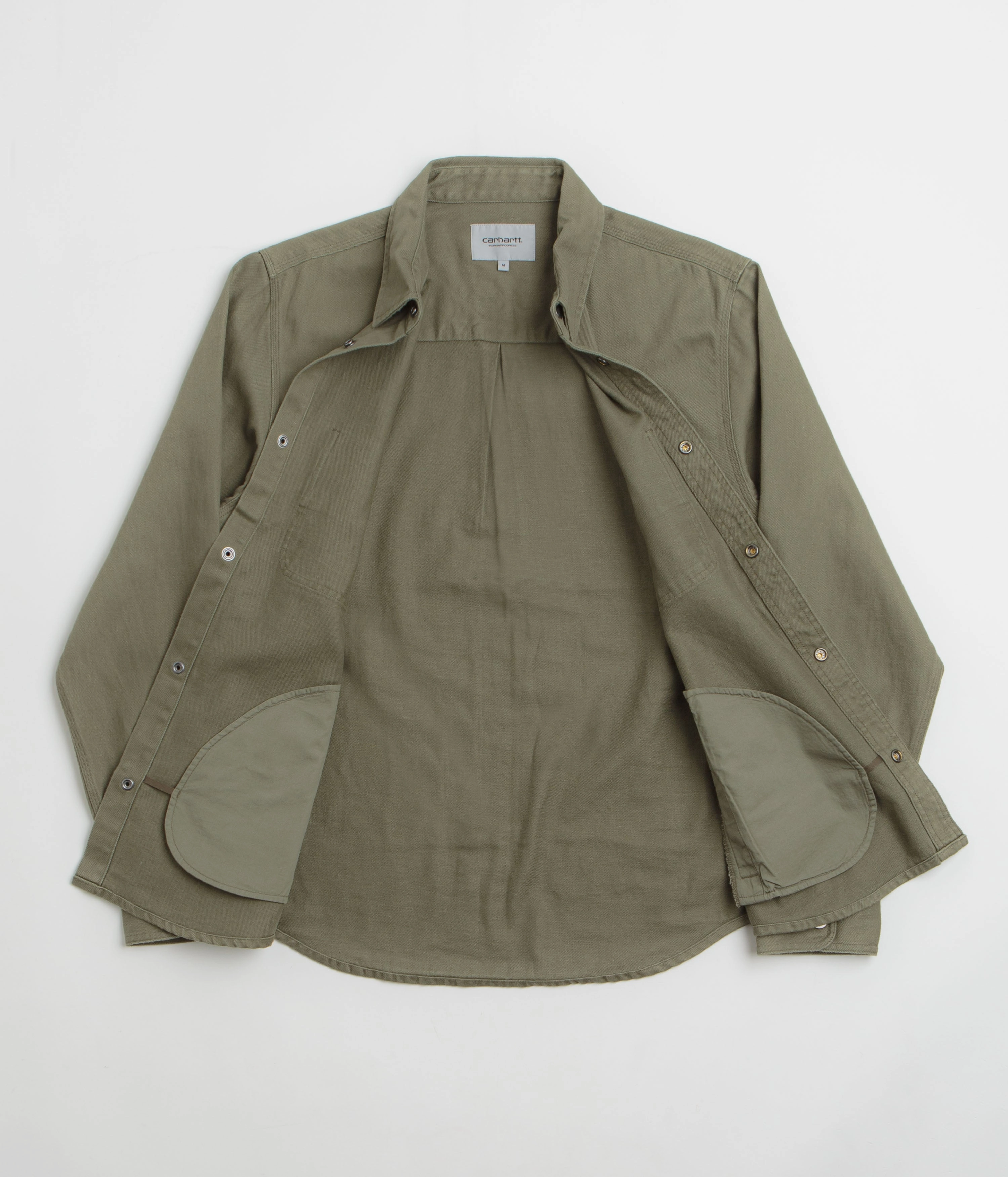 Anti Pilling Textile Transitional Daily Fit Carhartt Crawford Shirt Jacket - Dollar Green
