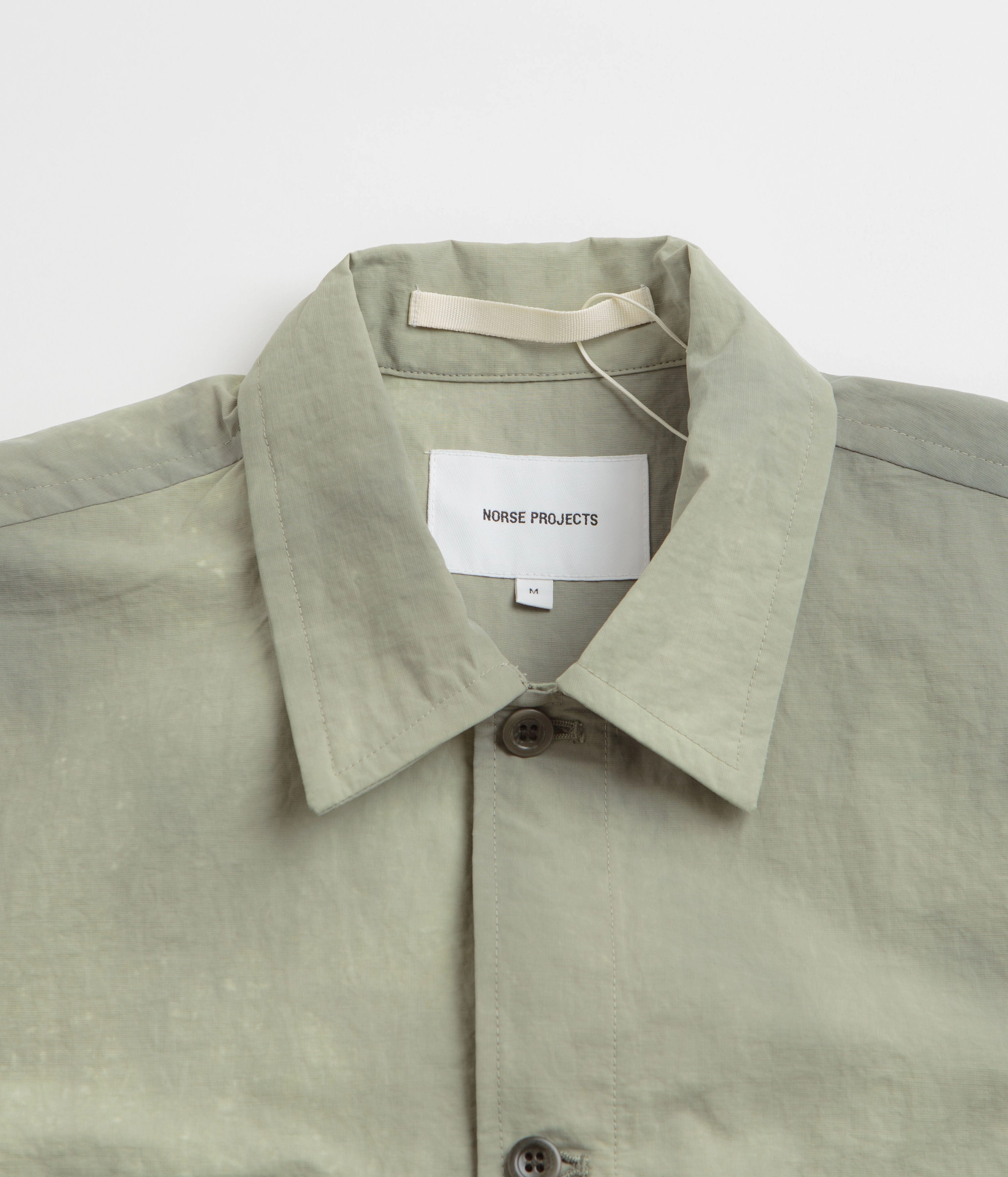 Non Chafing Neckline Norse Projects Ulrik Wave Dye Overshirt - Clay
