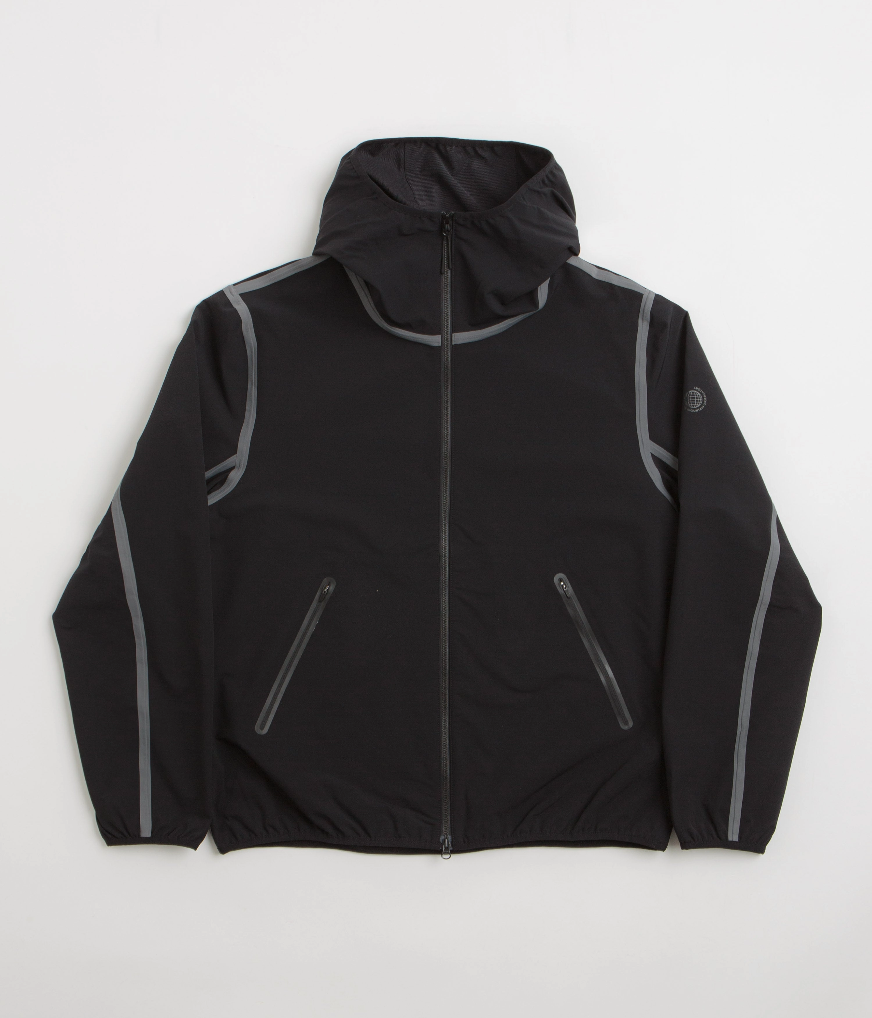 Purple Mountain Observatory Soft Shell Balaclava Jacket - Black Modular Layering