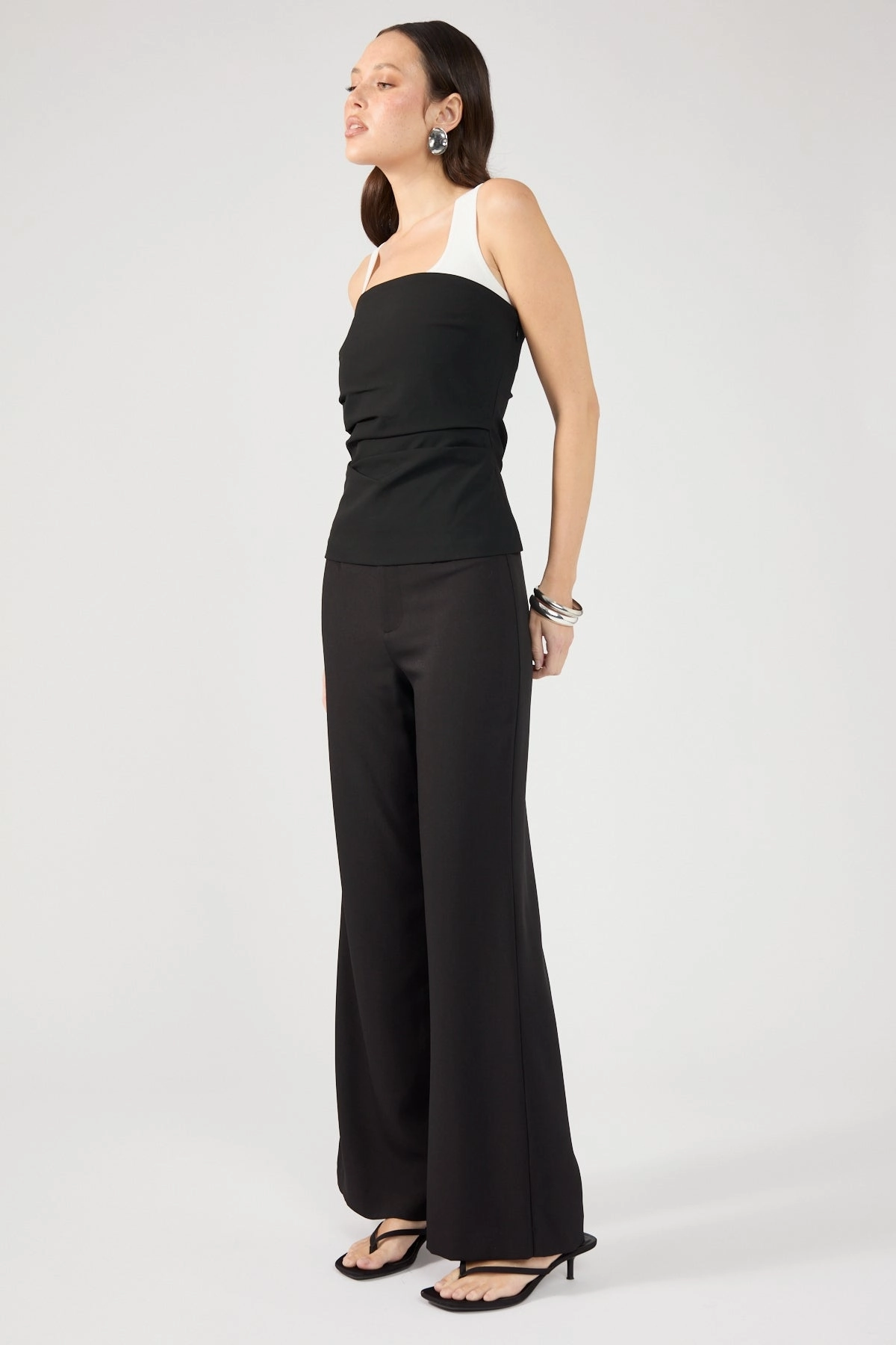 AntiStaticLining Perfect Stranger Raye High Waist Tailored Pant Black