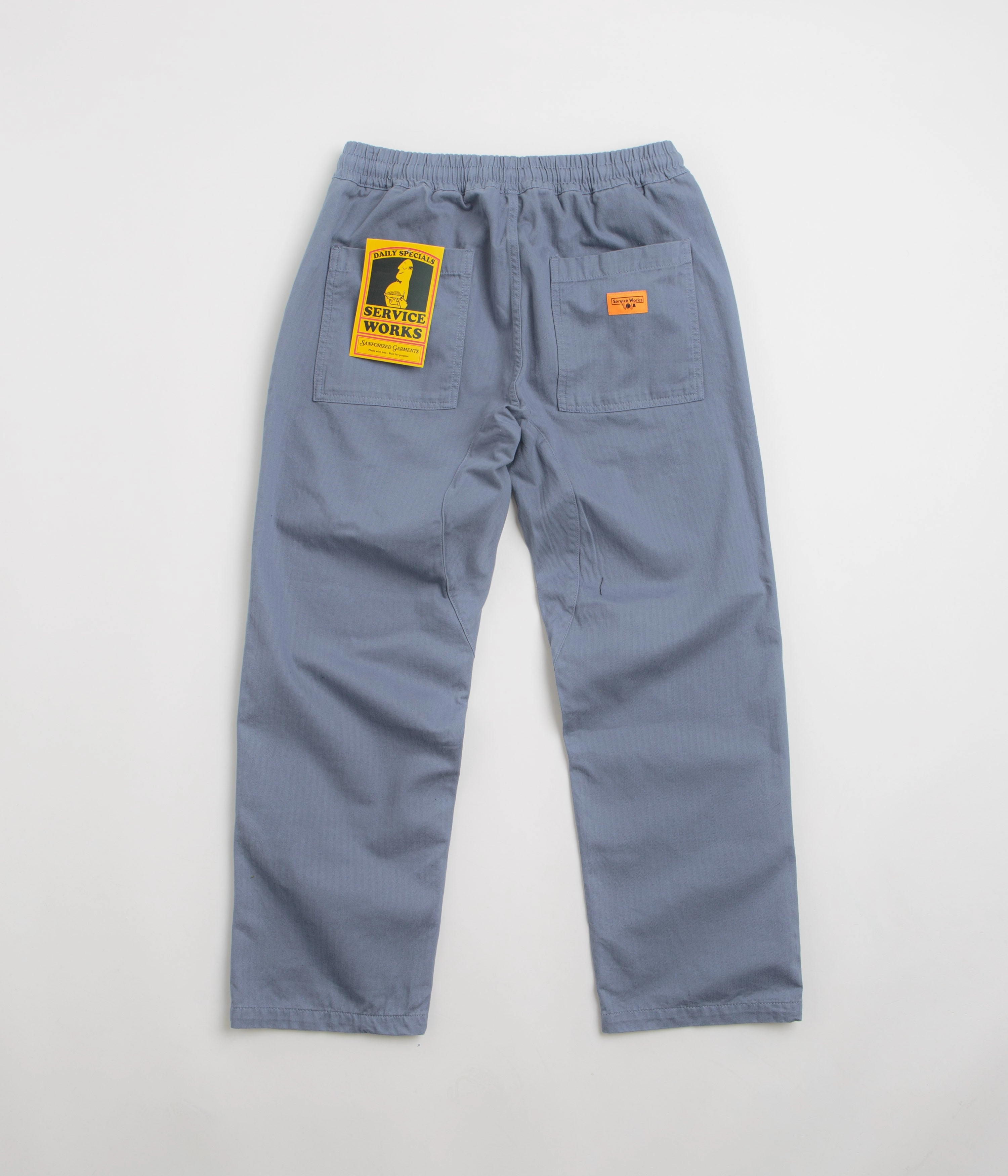 ReinforcedHemline Service Works Herringbone Chef Pants - Harbour