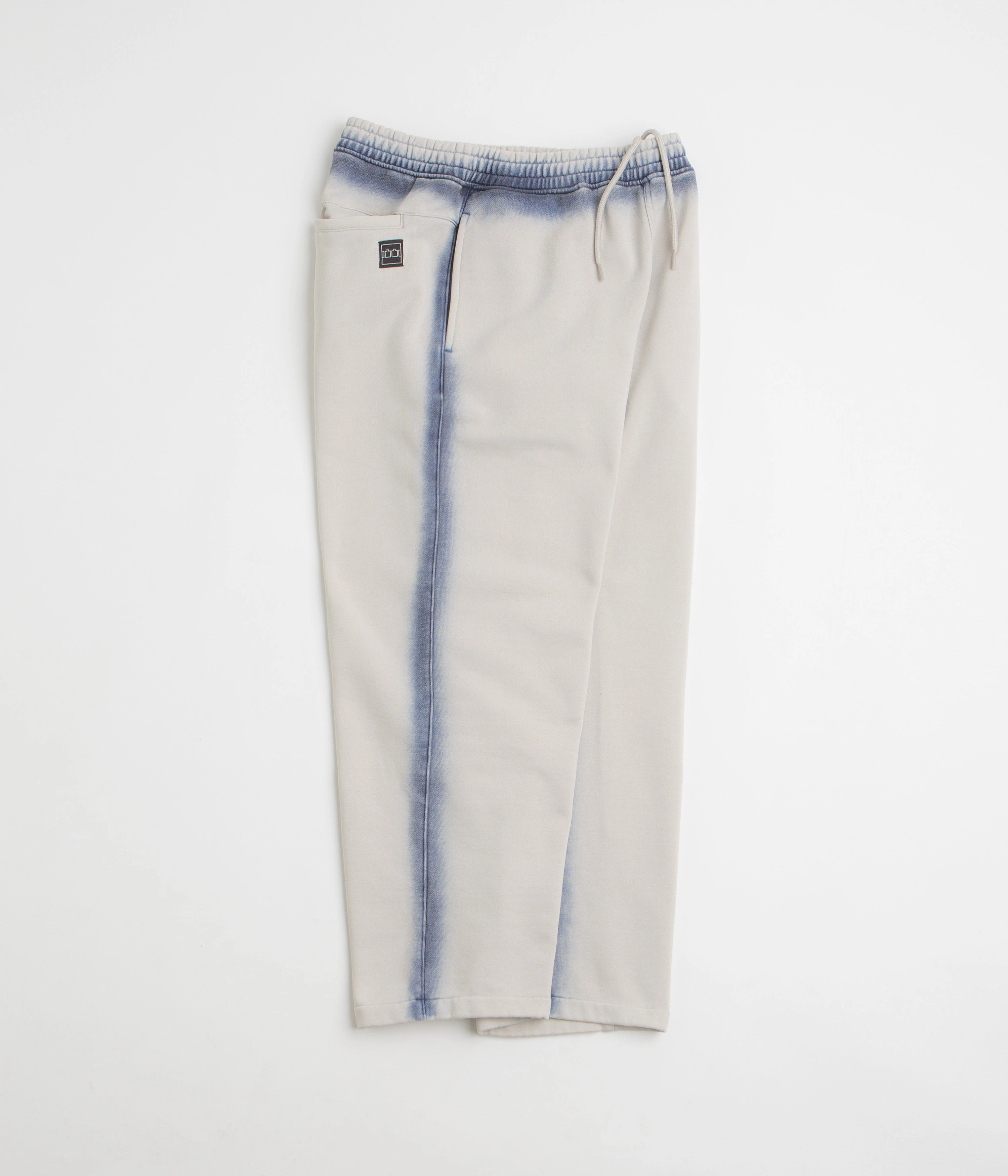 The Trilogy Tapes Overdye Open Hem Sweatpants - Grey / Blue Outdoor Essentials