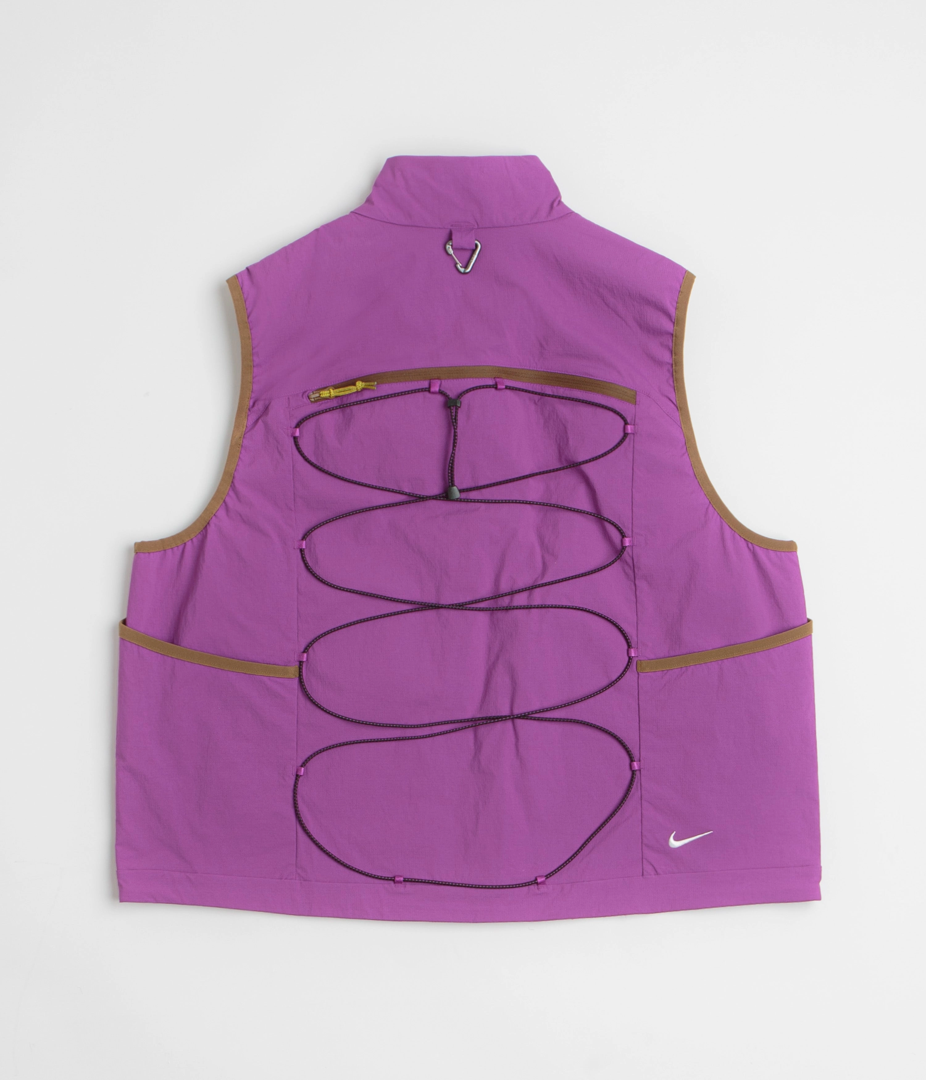 Lightweight Packability Nike ACG Death Bloom Vest - Bold Berry / Mosswood Brown / Summit White