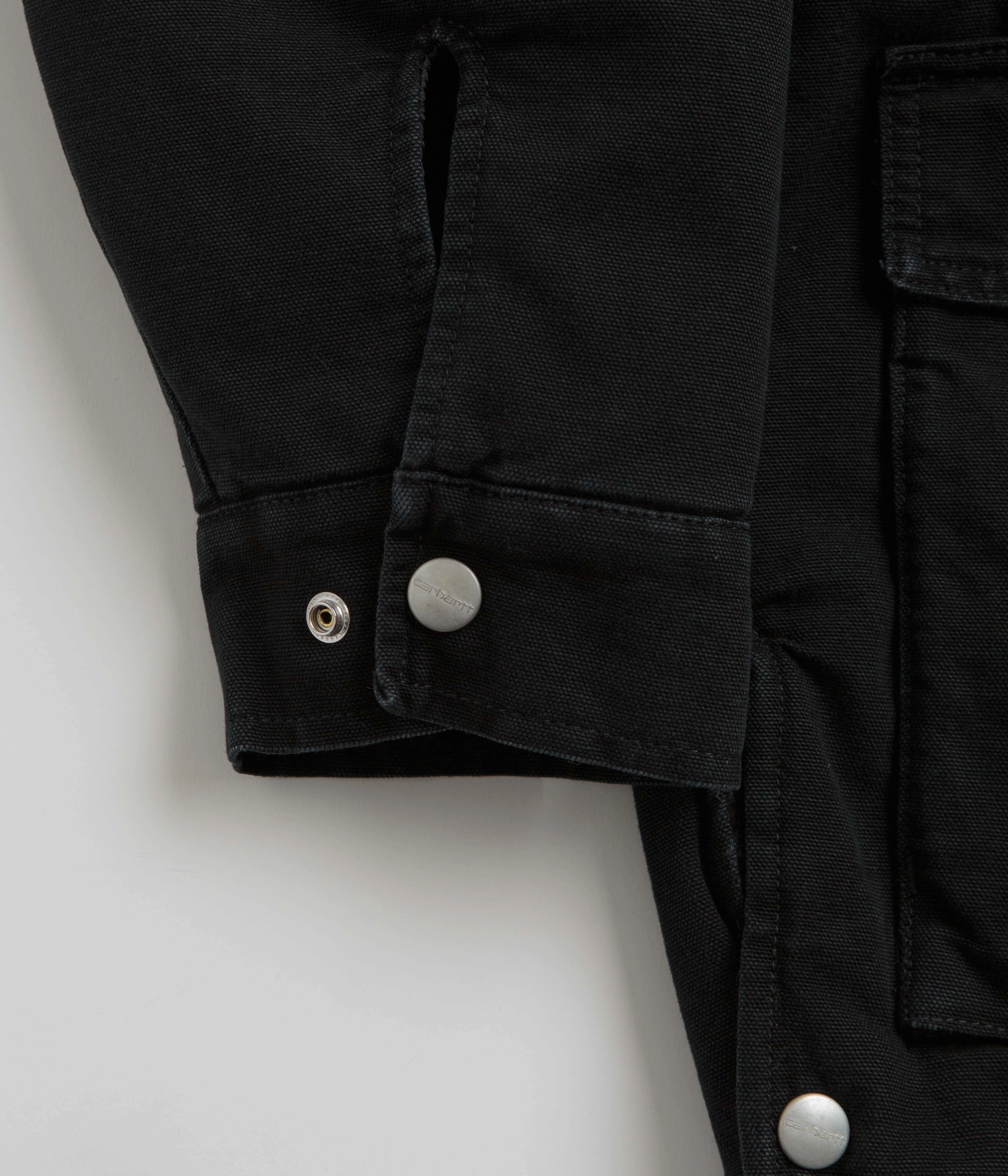 Eco Conscious Production Carhartt OG Santa Fe Coat - Black / Black Stone