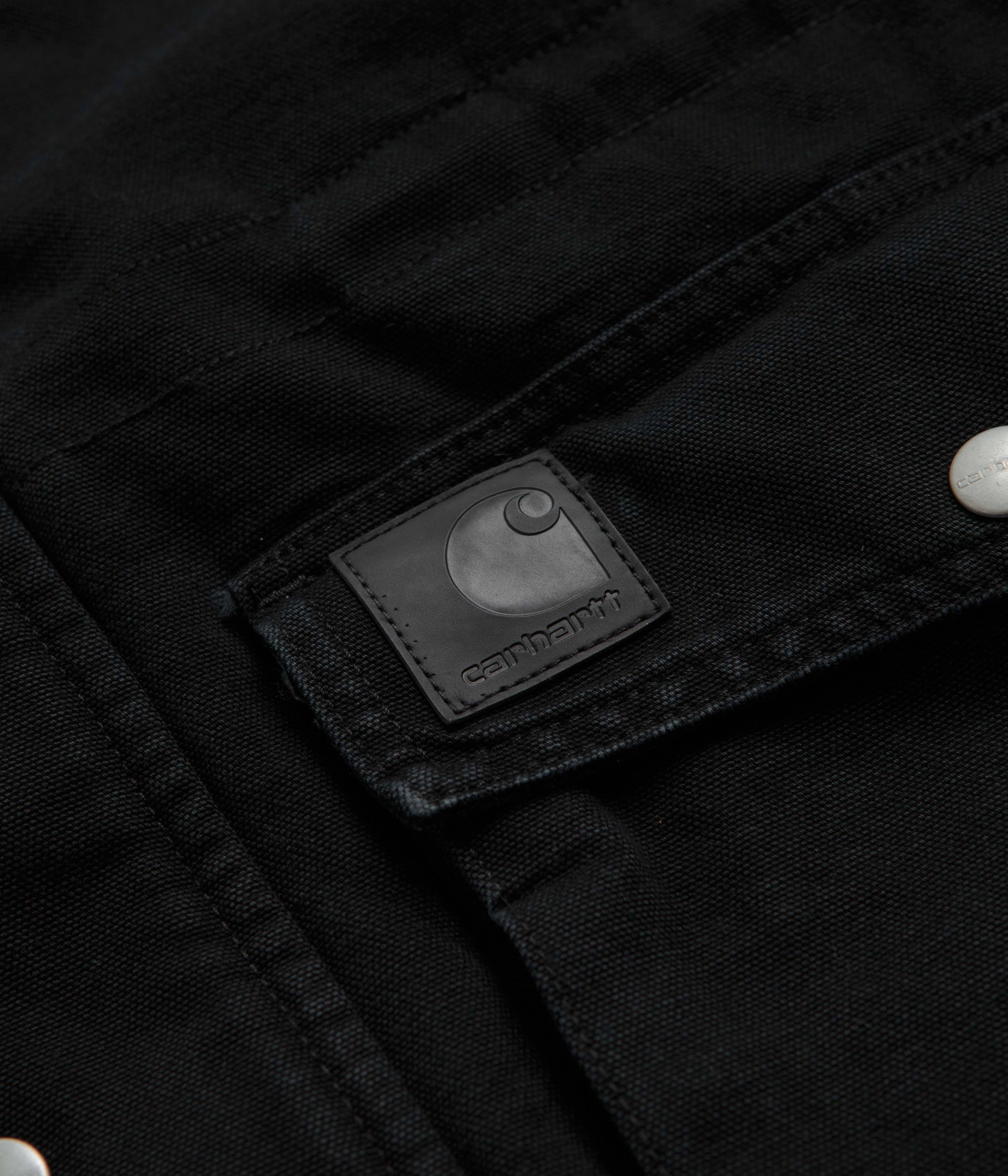 Carhartt OG Santa Fe Coat - Black / Black Stone Light Padding