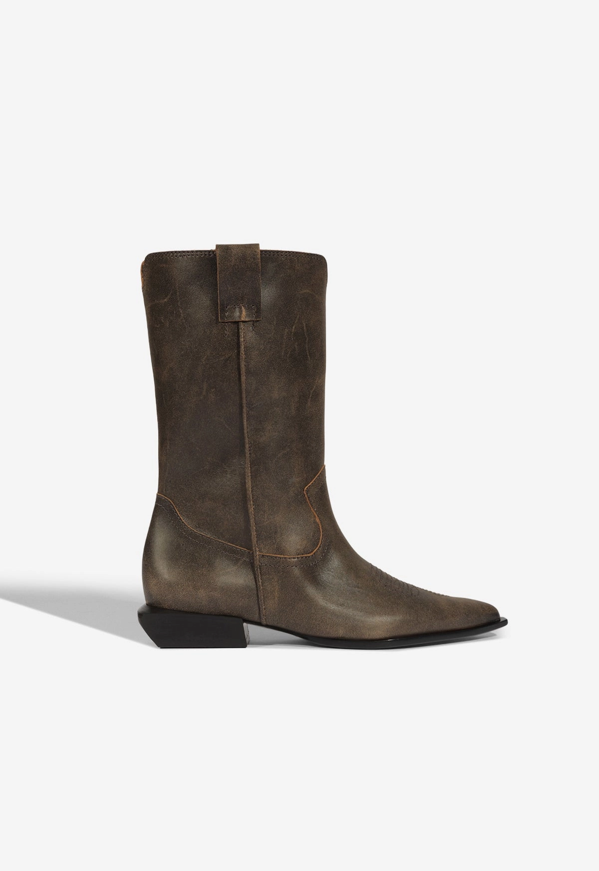 Sleek Style Elegant Sandals Ashley Leather Bootie