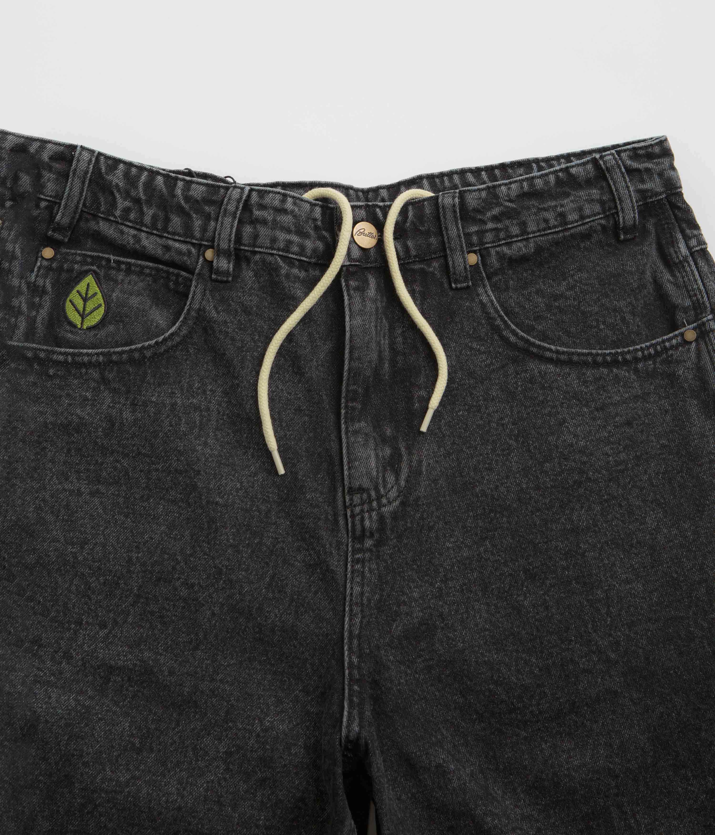 finance industry Performance Layers Butter Goods Weathergear Denim Shorts - Faded Black