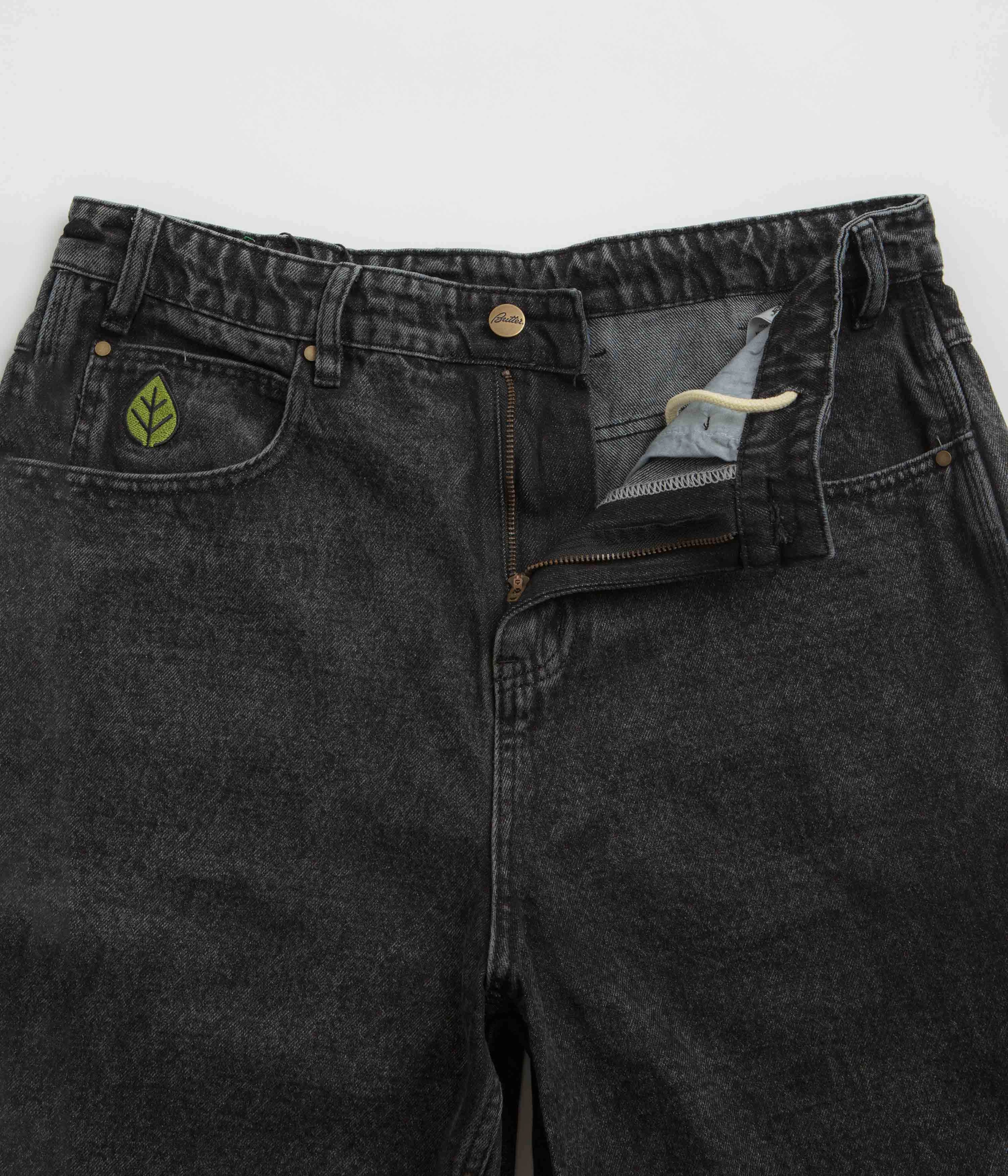 DIY project Mood Casual Butter Goods Weathergear Denim Shorts - Faded Black