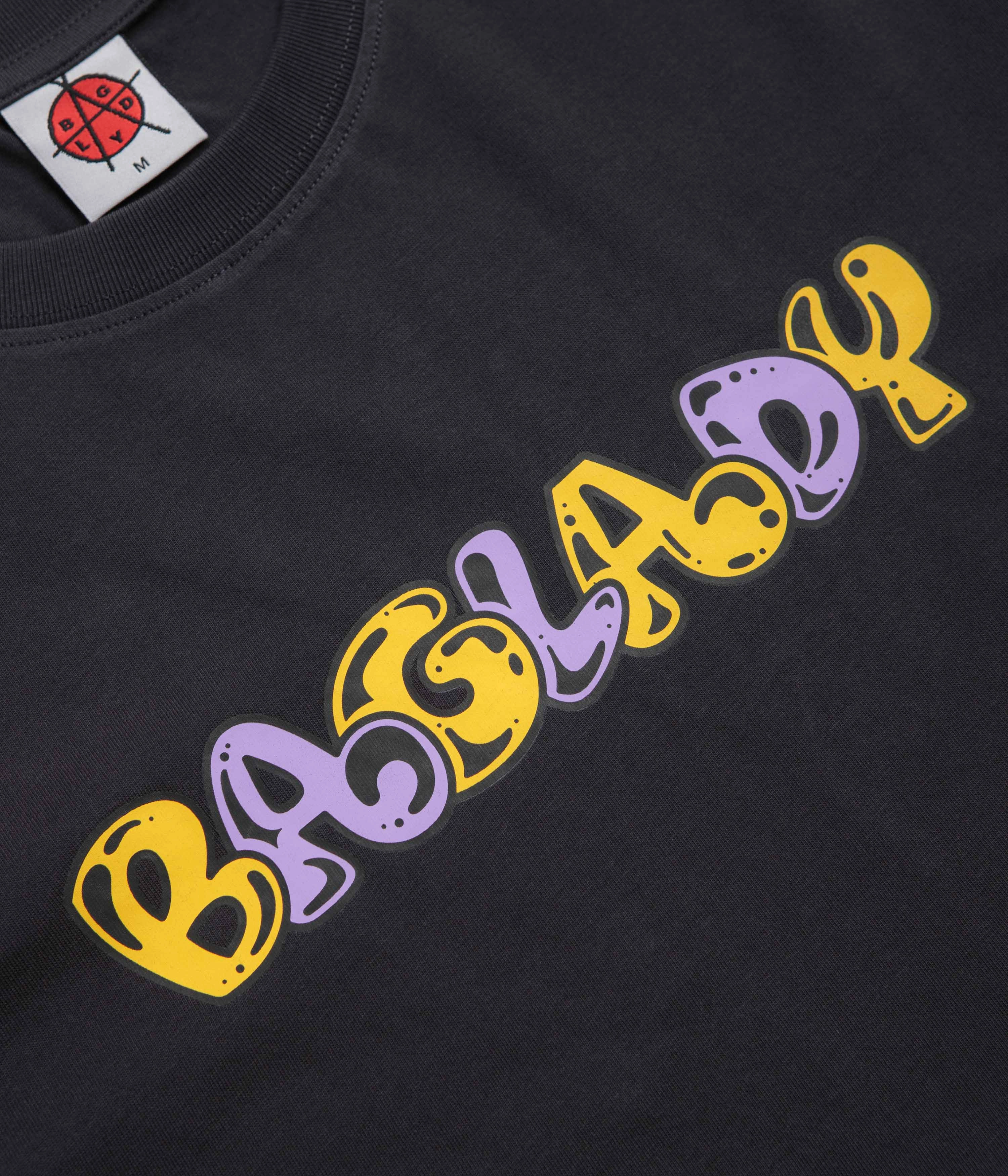 Baglady Overthrow T-Shirt - Off Black Fun Style Comfortable Touch