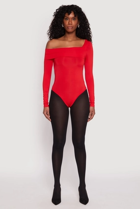 Daisy One Shoulder Bodysuit Booted