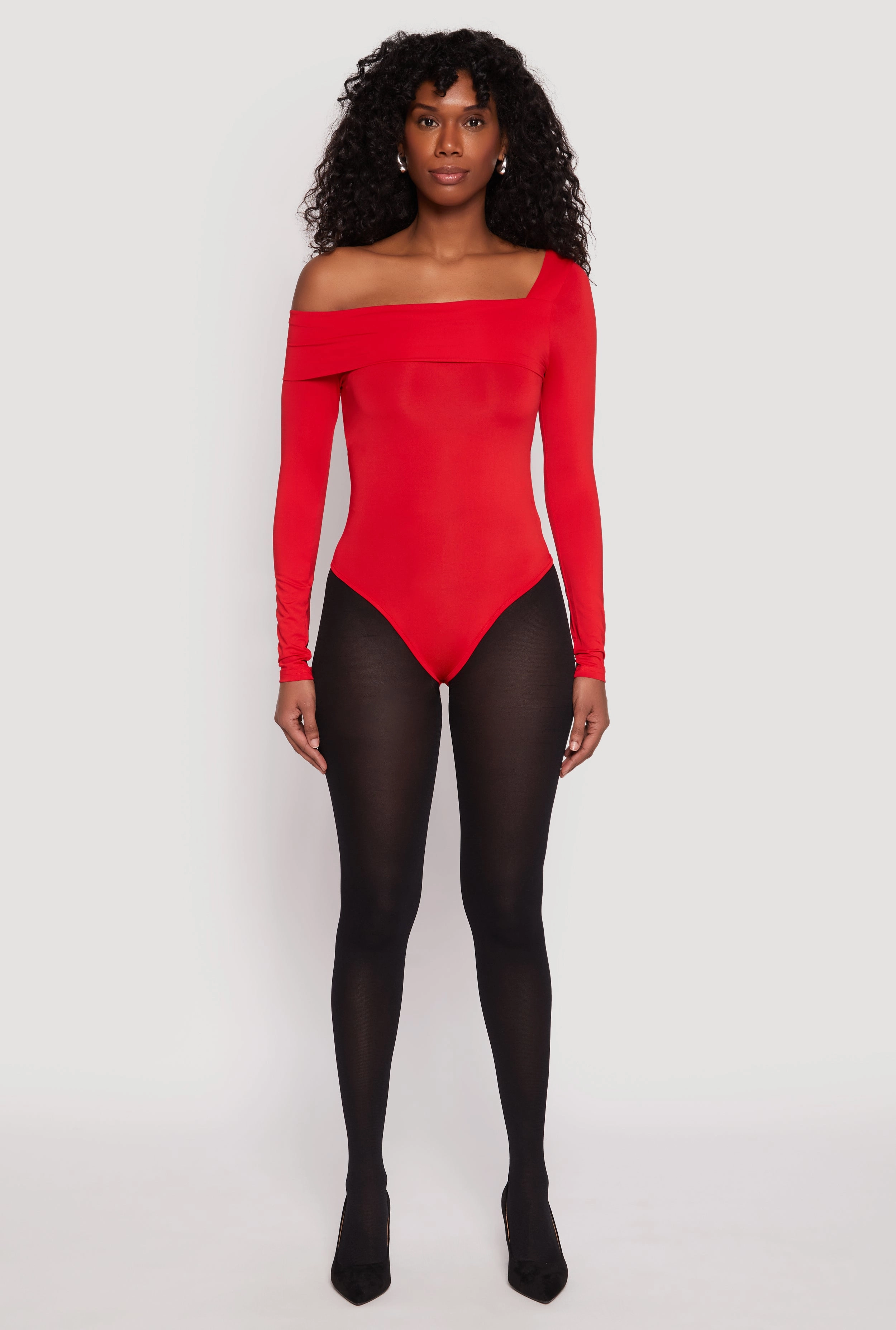 Daisy One Shoulder Bodysuit Booted