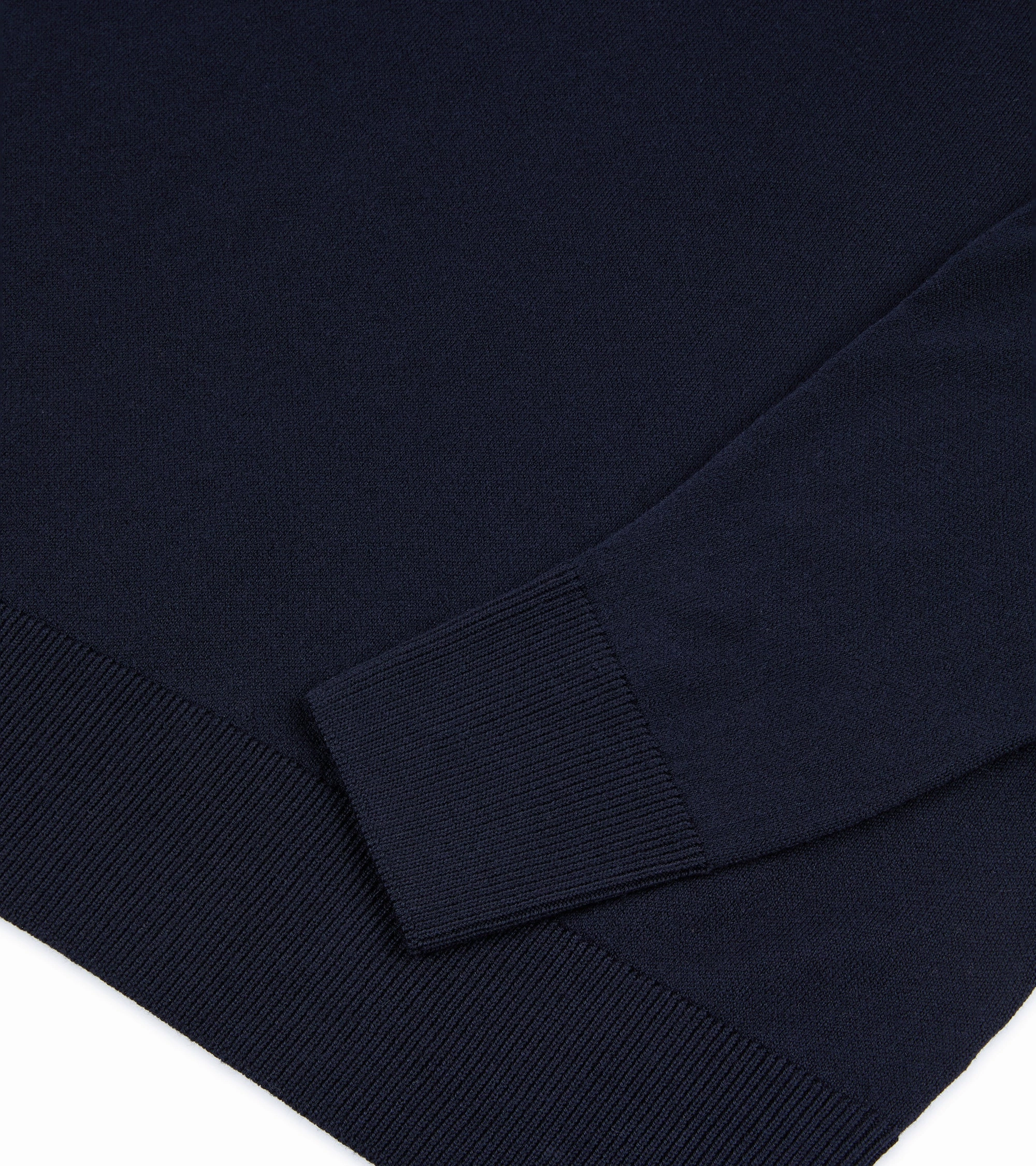 Functional Layers Barena Griego Basilio Merino Knit Sweatshirt: Navy