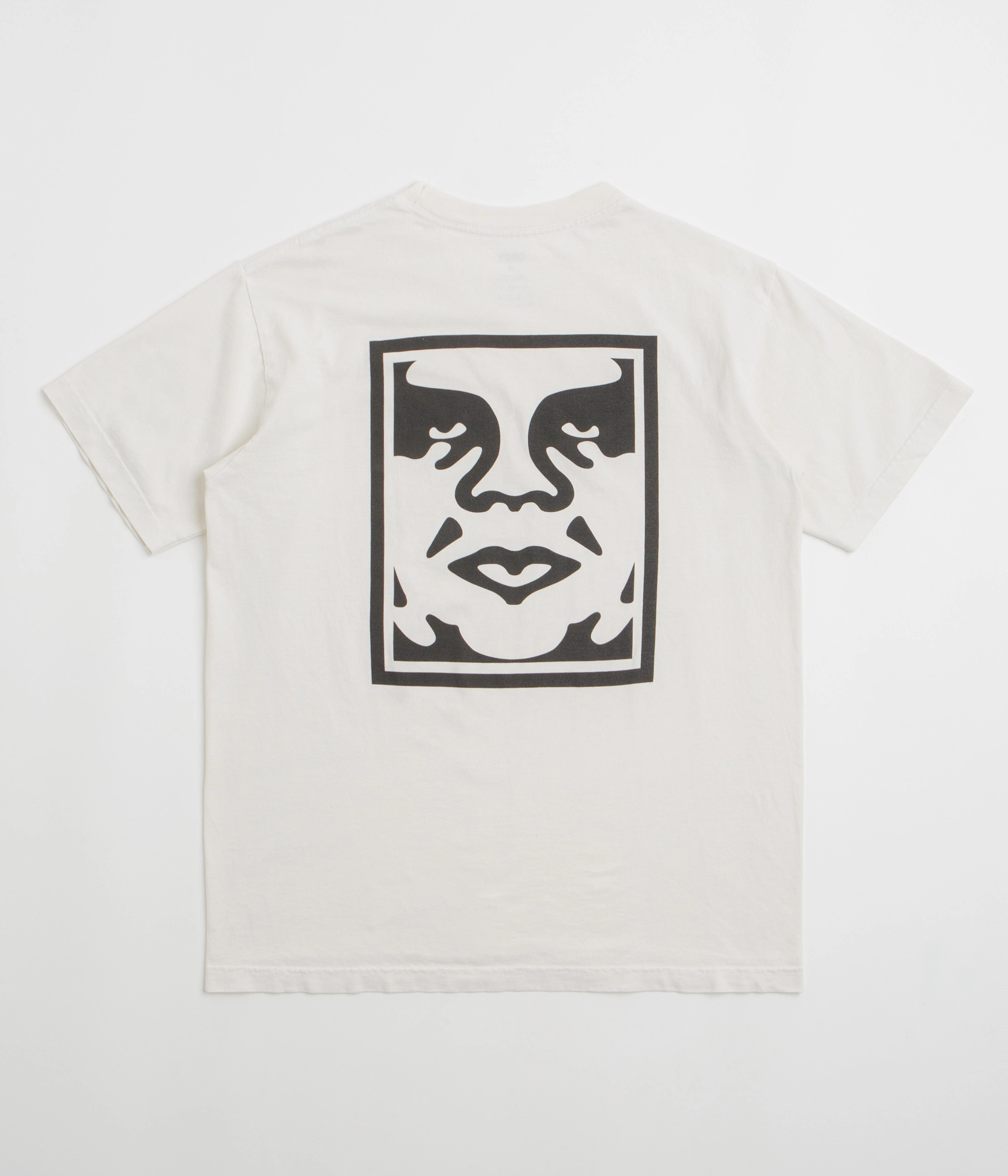 Relaxed Wearable Obey Bold Icon Face T-Shirt - Pigment Chalk