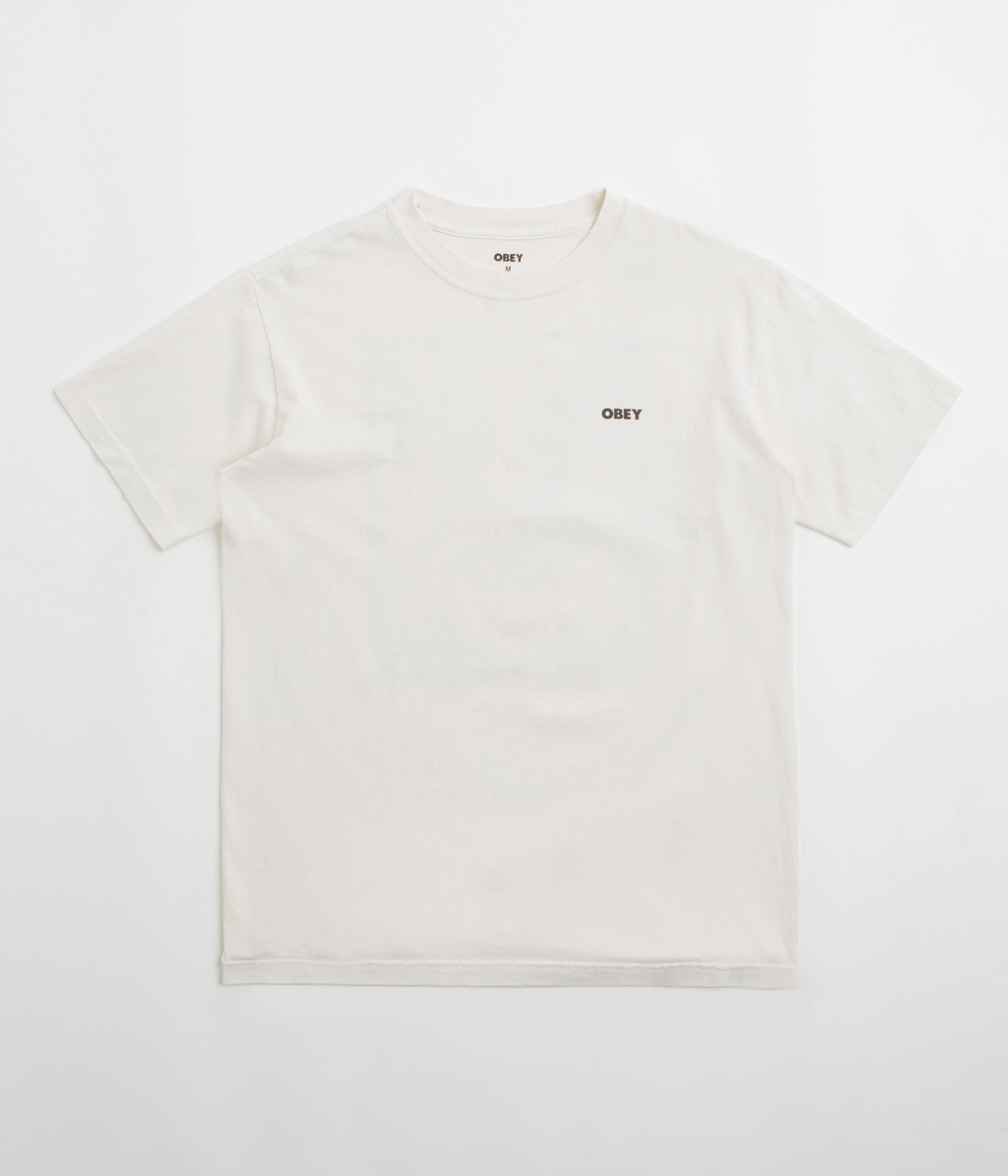 Obey Bold Icon Face T-Shirt - Pigment Chalk Versatile Wardrobe Piece Essential Wardrobe