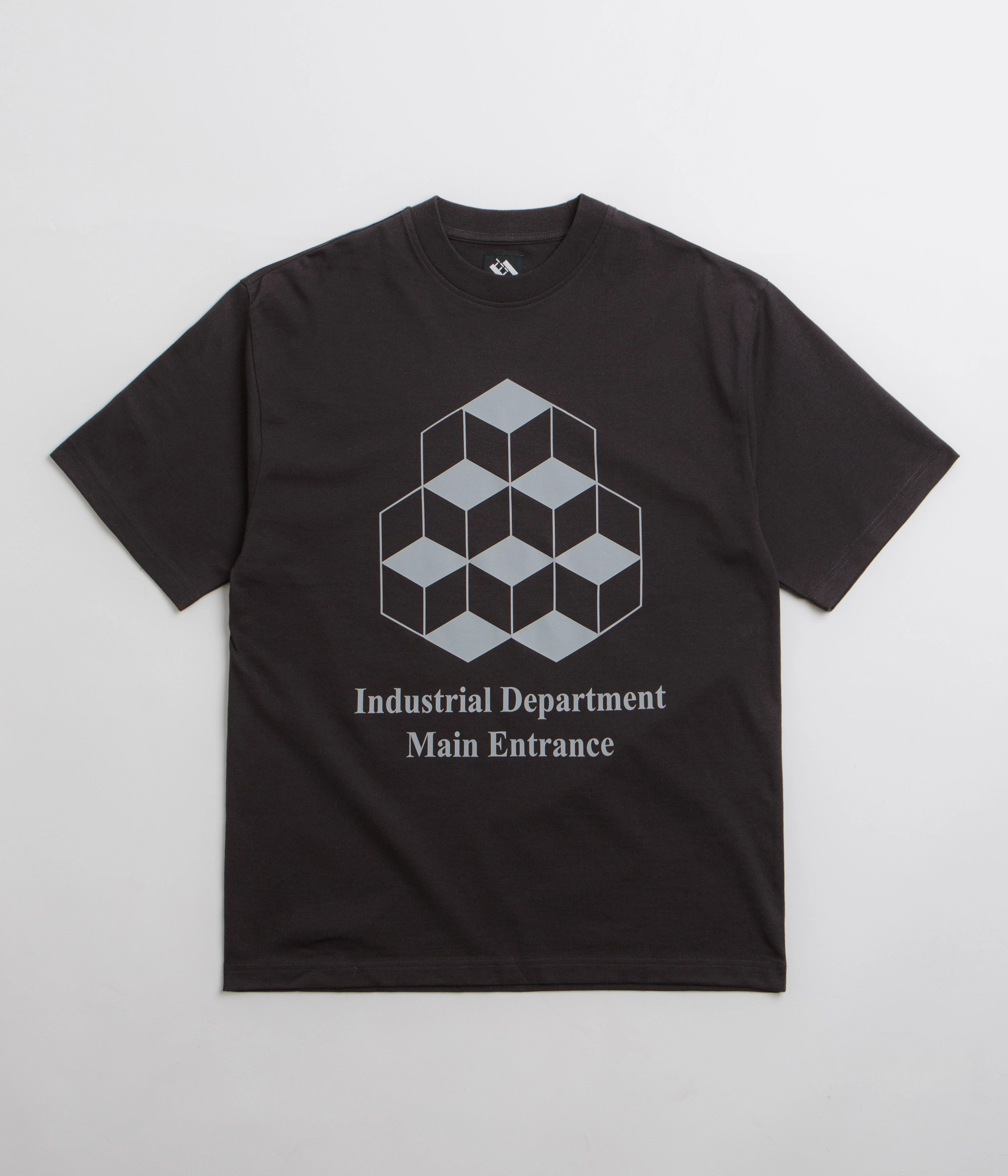 The Trilogy Tapes Industrial Department T-Shirt - Black Everyday Wearable Perfect Layer Wear