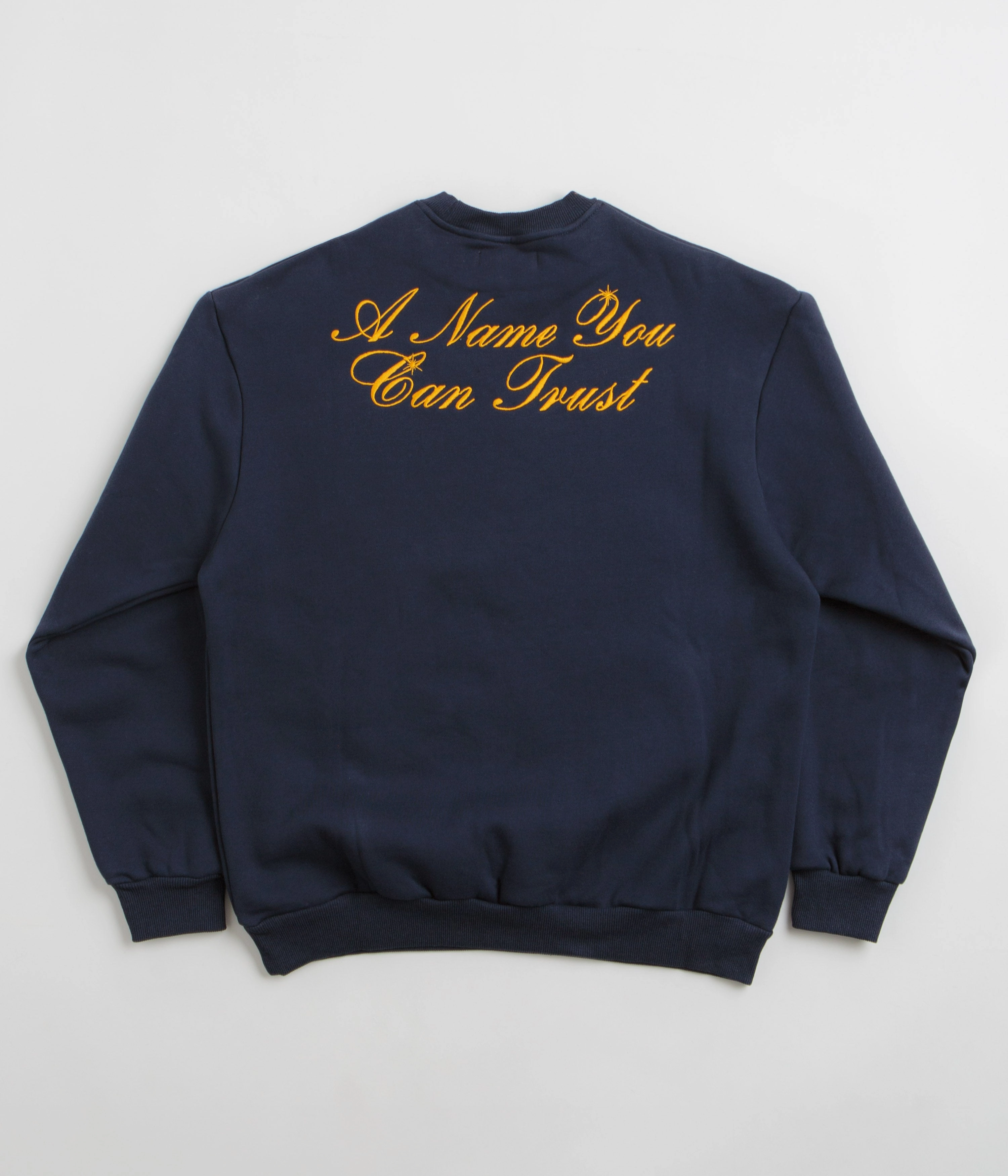 Cash Only Bank Crewneck Sweatshirt - Deep Navy Cozy Layering