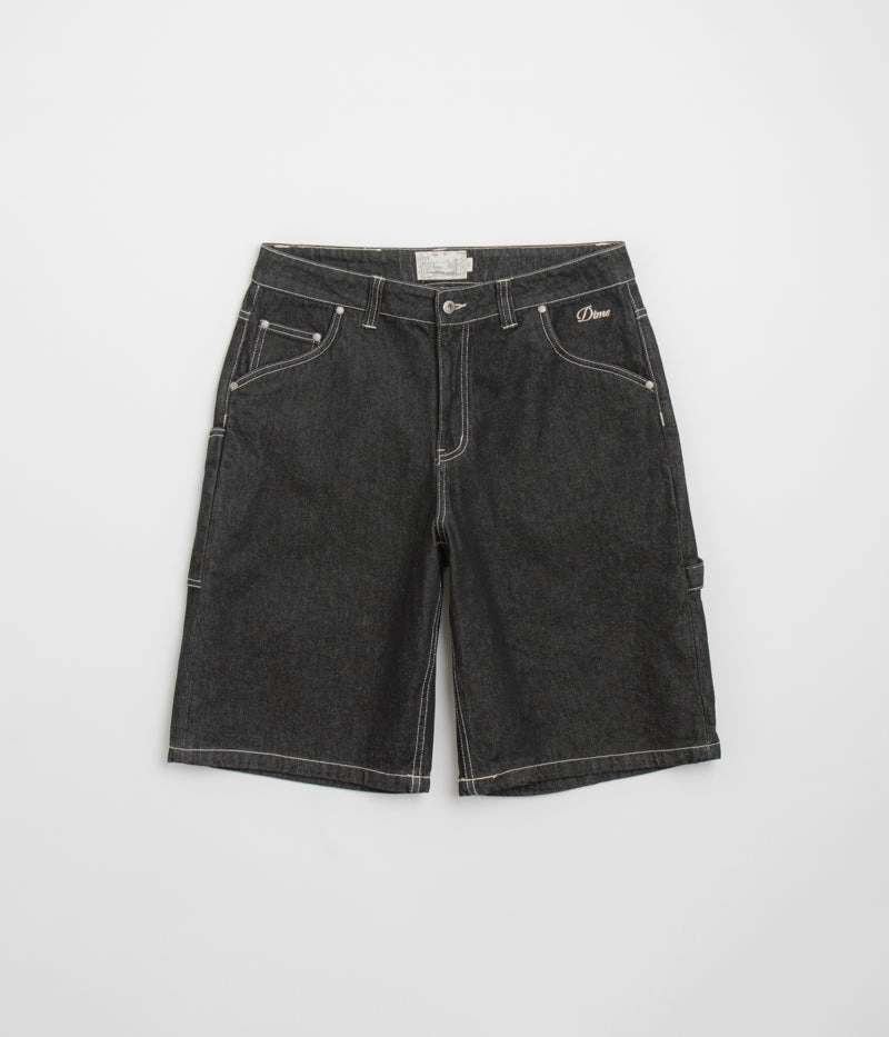 Dime Classic Denim Shorts - Black Washed skin friendly Lightweight Flex