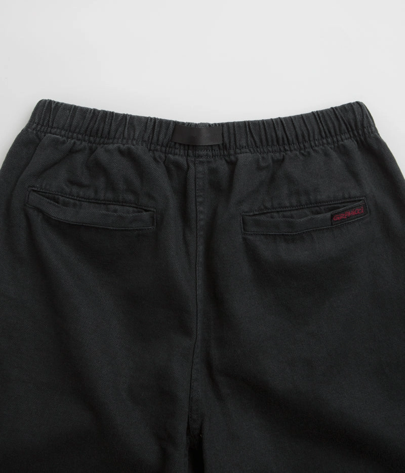 Stretchable Waist Durable Material Gramicci Hemp G-Shorts - Black