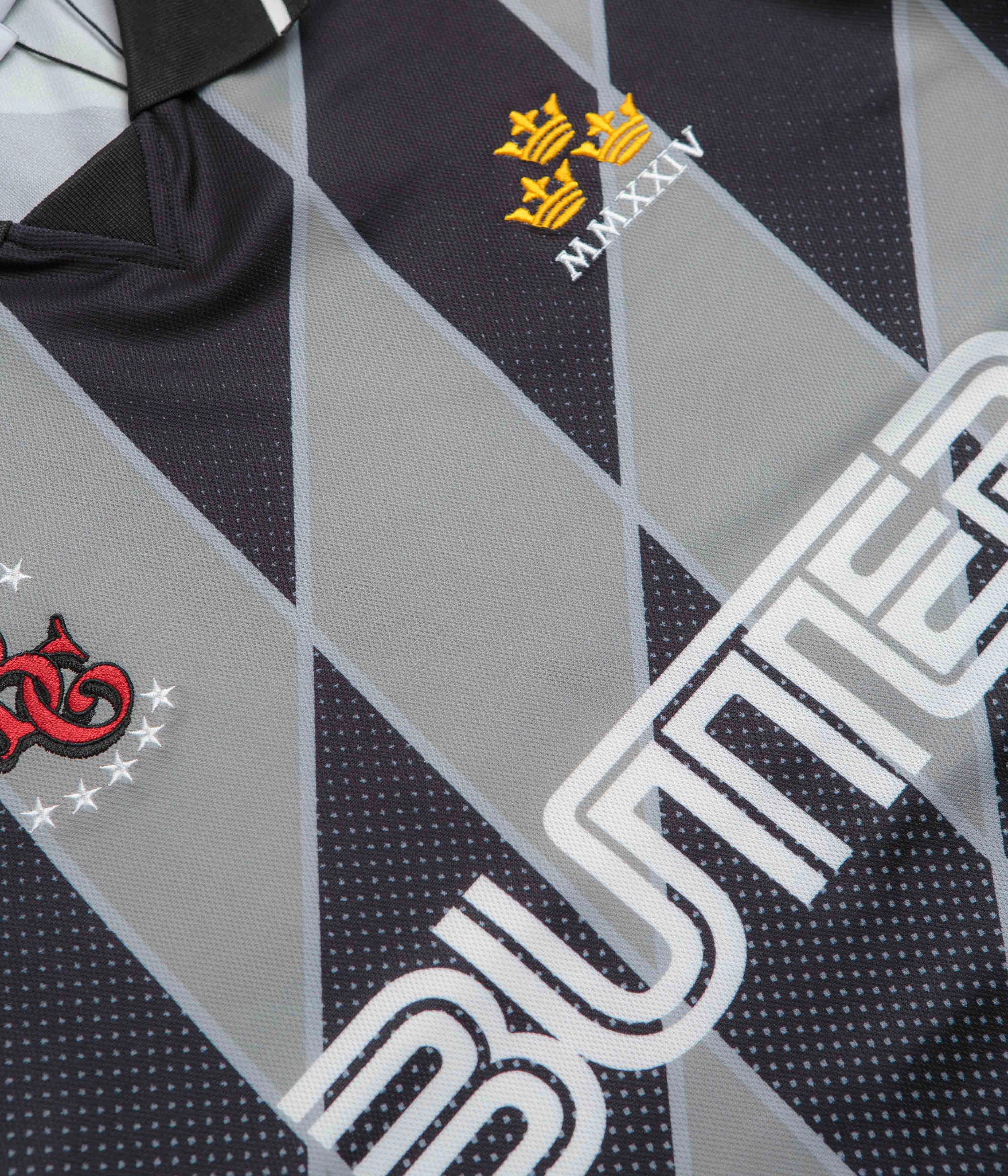 Premium Comfort Butter Goods Football Jersey - Grey / Black