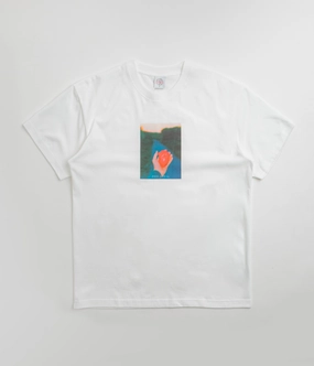 funky Polar Heart in Hand T-Shirt - White