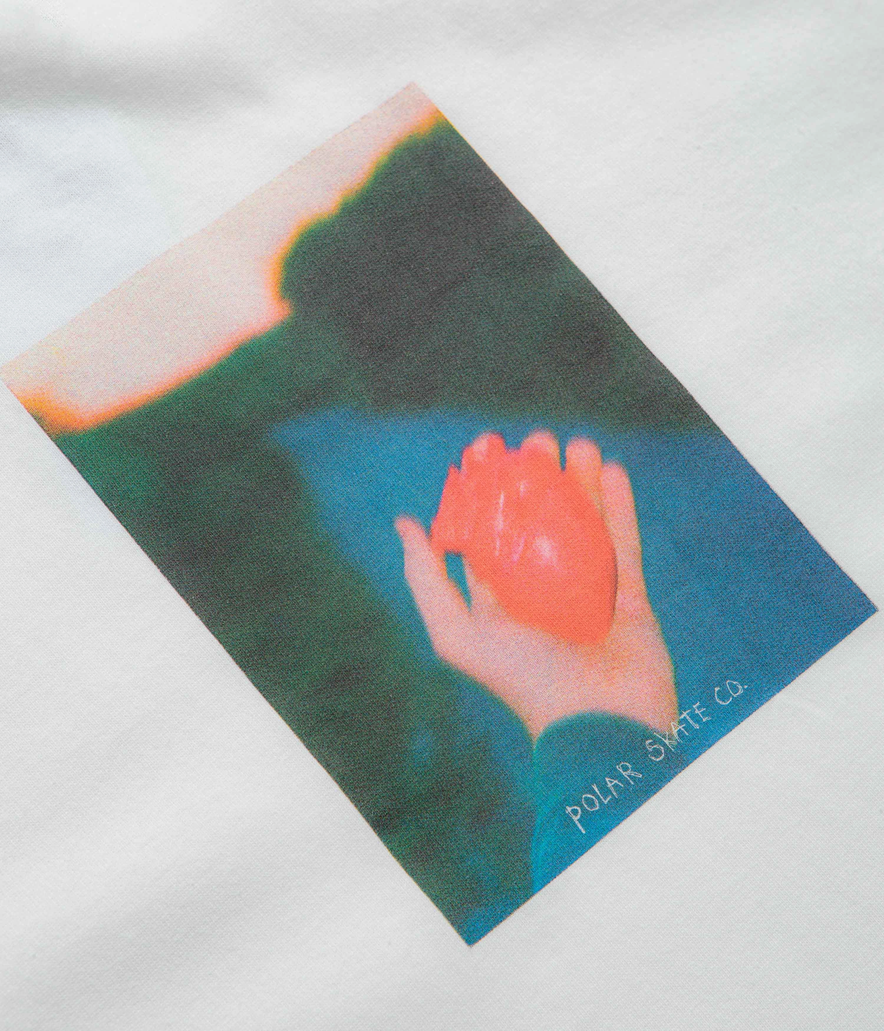 Summer Essential Polar Heart in Hand T-Shirt - White