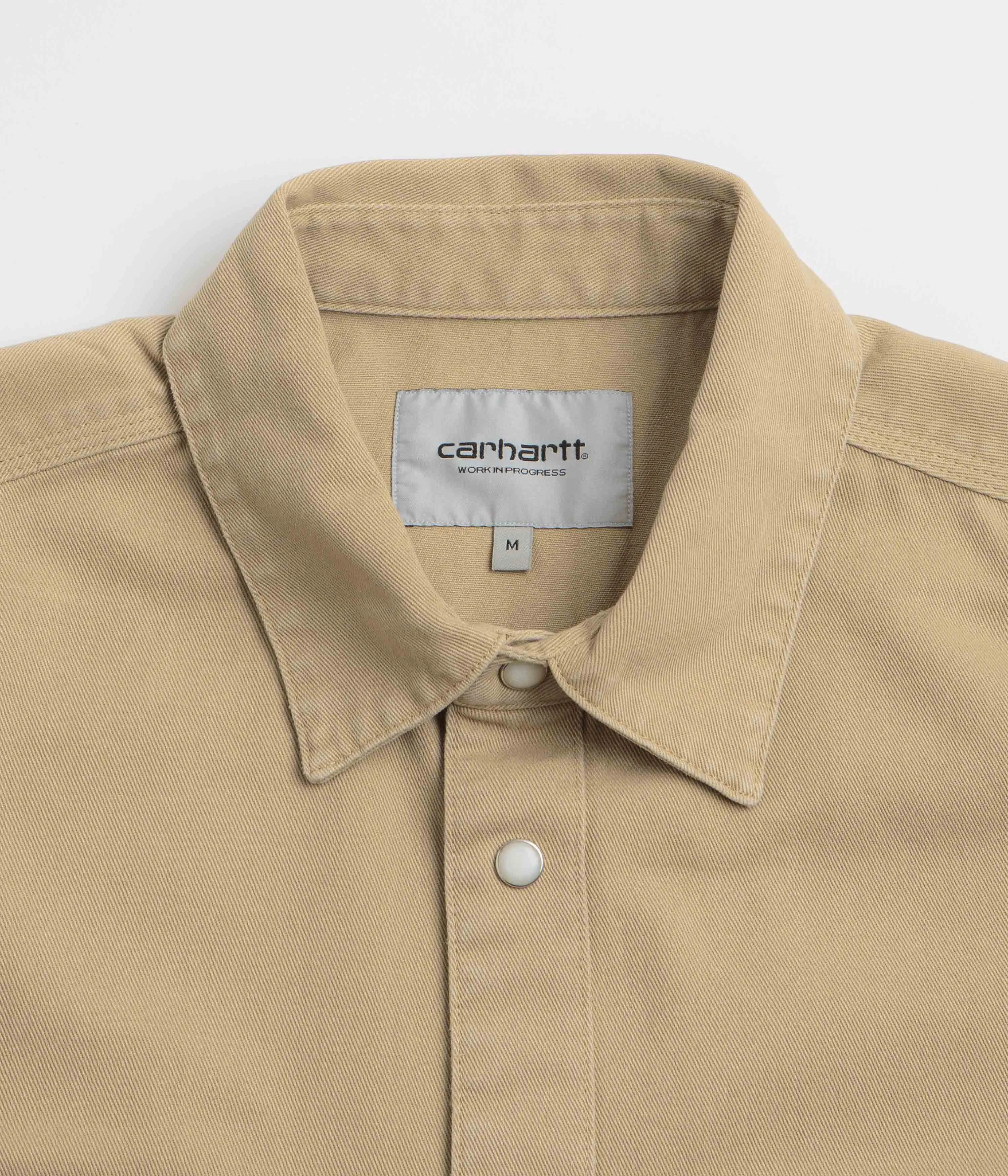 Carhartt Santa Fe Shirt - Dusty Hamilton Brown High Street Fashion