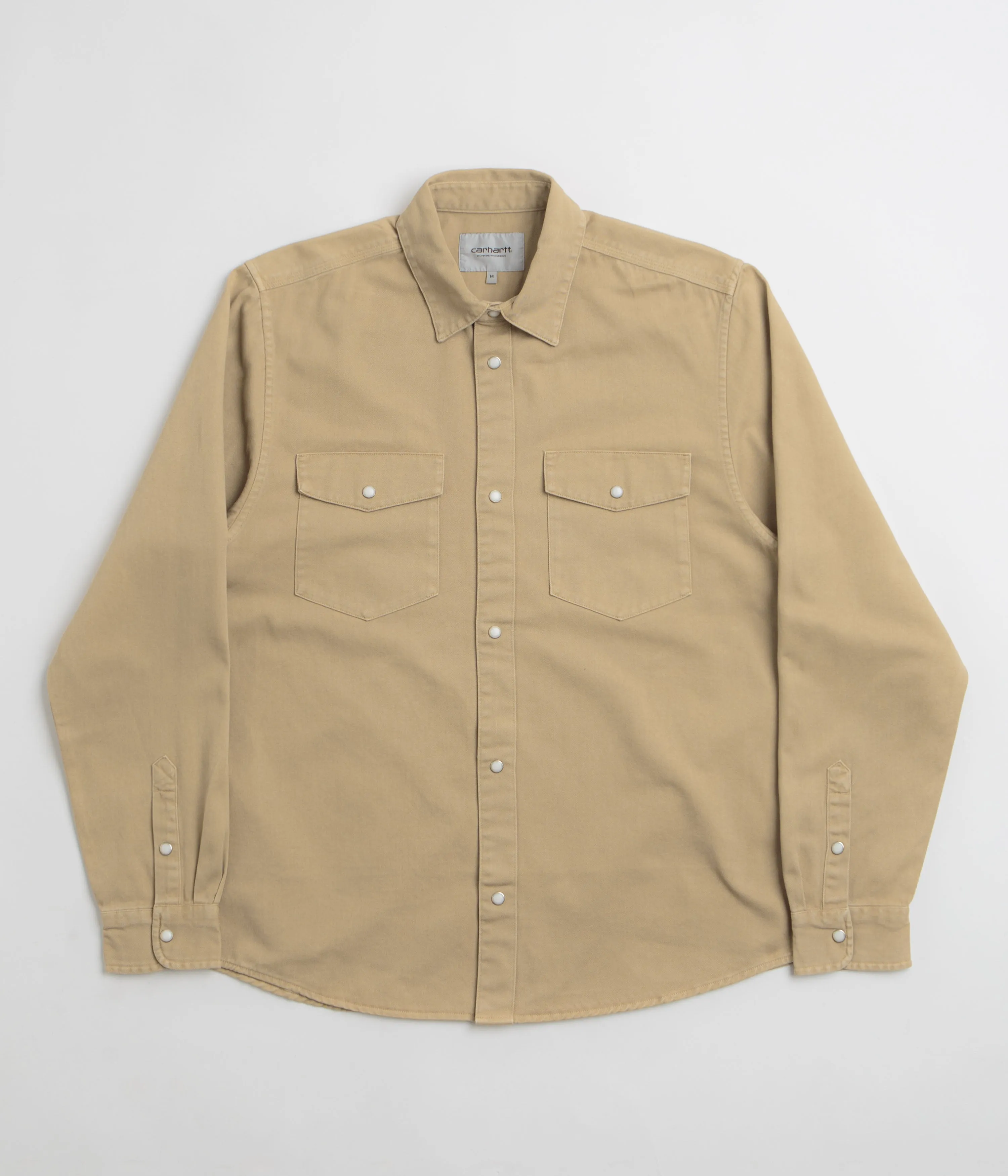 Plus Size Fit Flexible Movement Carhartt Santa Fe Shirt - Dusty Hamilton Brown