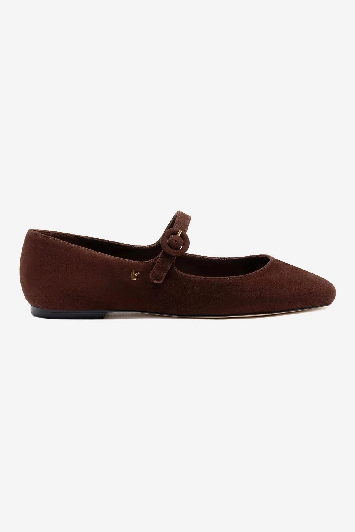 Energy Lift Chain Style Blair Ballet Flat In Brown Suede