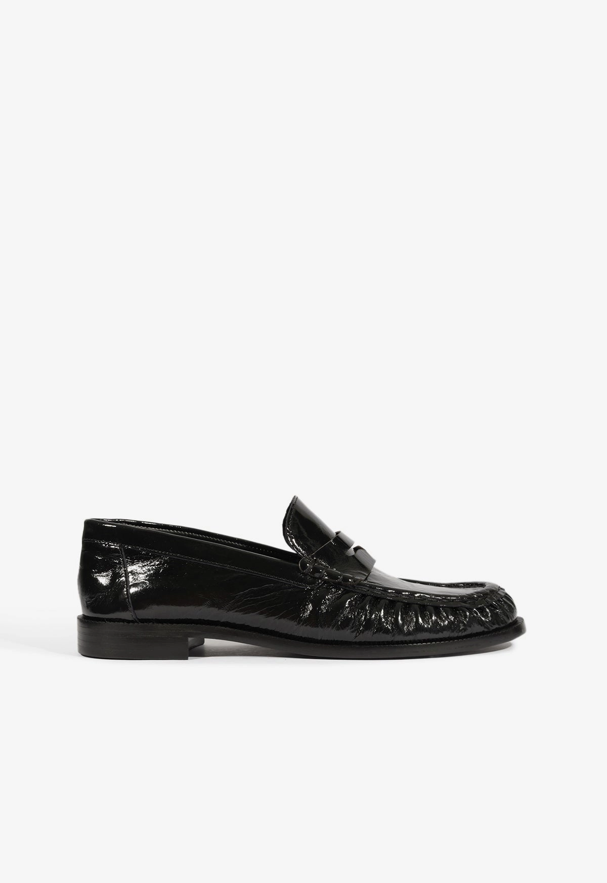 Tyche Patent Flat studded Comfort Fit