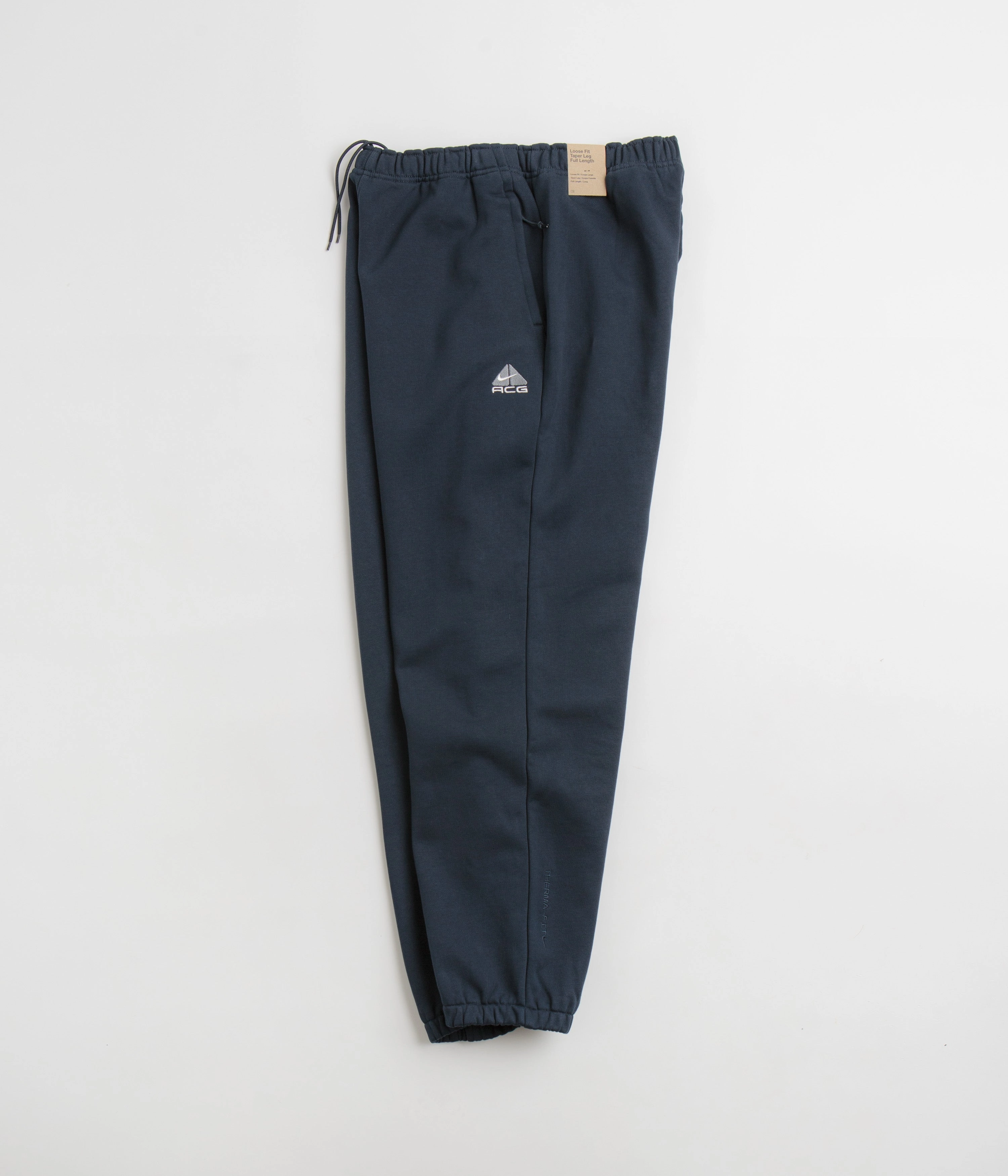 Nike ACG Tuff Fleece Lungs Pants - Armory Navy / Black / Summit White / Black Bonded Seam Technology Versatile Waist