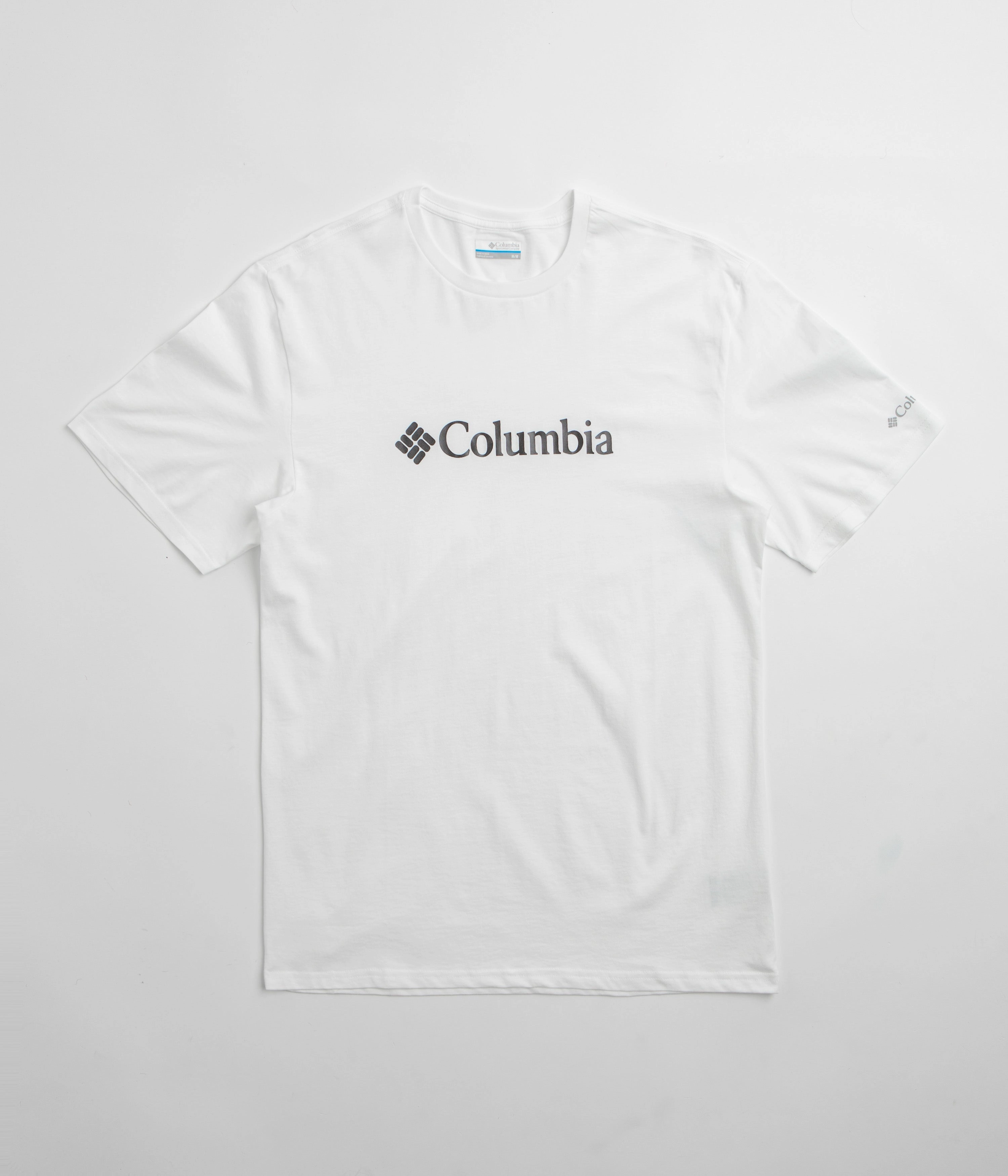 dry cleanable Columbia CSC Basic Logo Short Sleeve T-Shirt - White