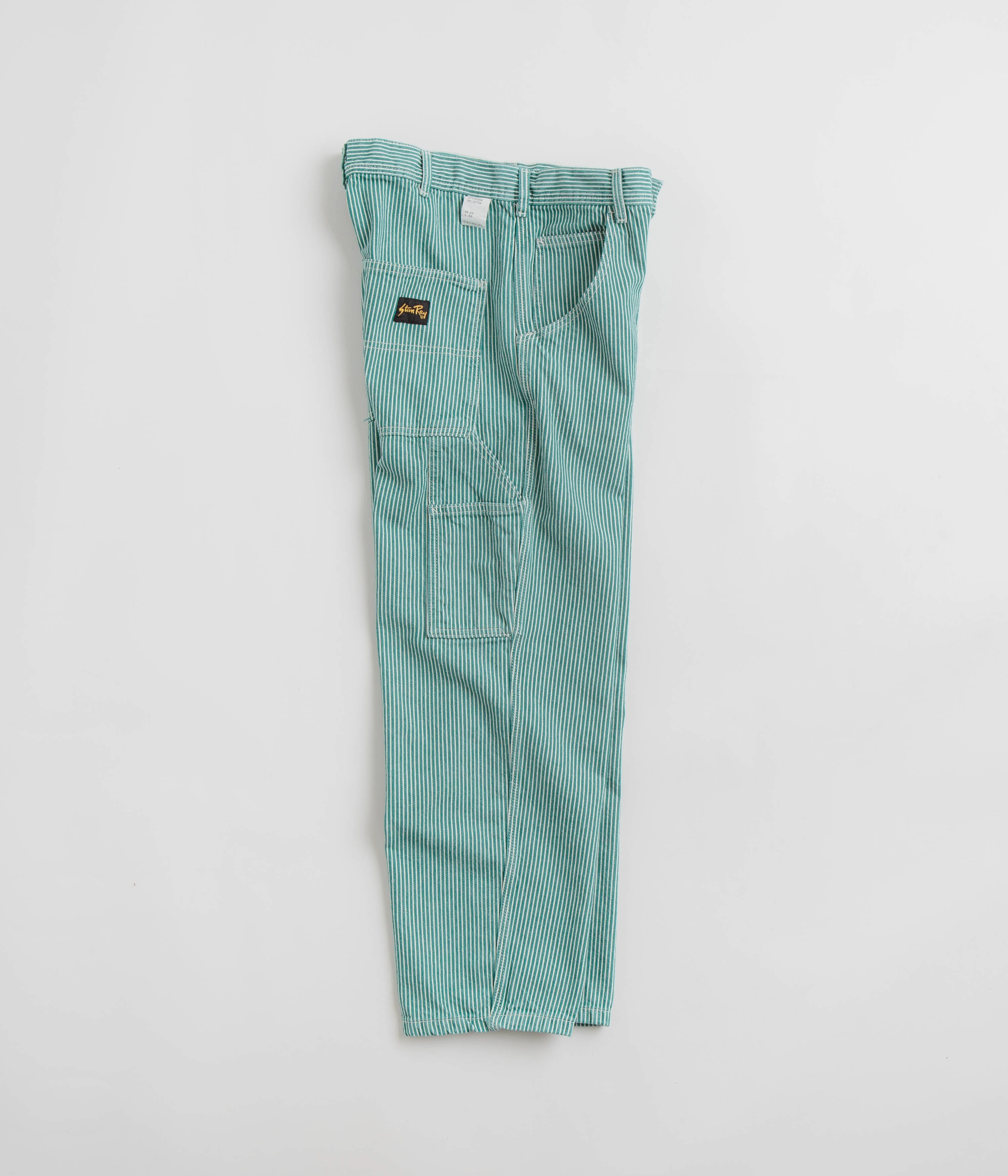 Sporty Comfort Fit Stan Ray Big Job Painter Pants - Agave Stone Hickory