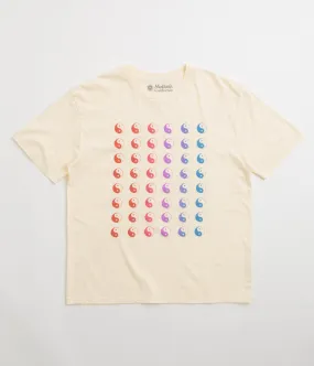 Sublimation Printed Collar Daily Favorite Mollusk Matrix T-Shirt - Super Natural