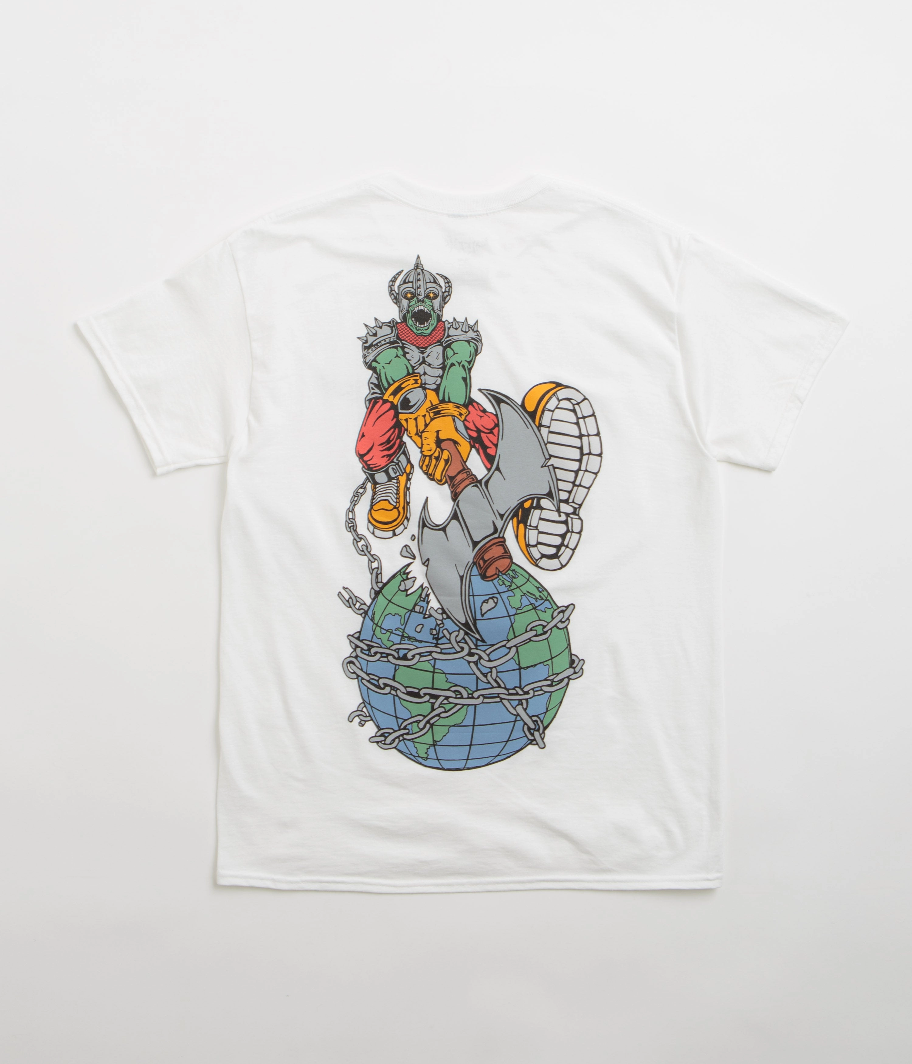 City Fashion TearResistant Fabric Welcome Unchained T-Shirt - White