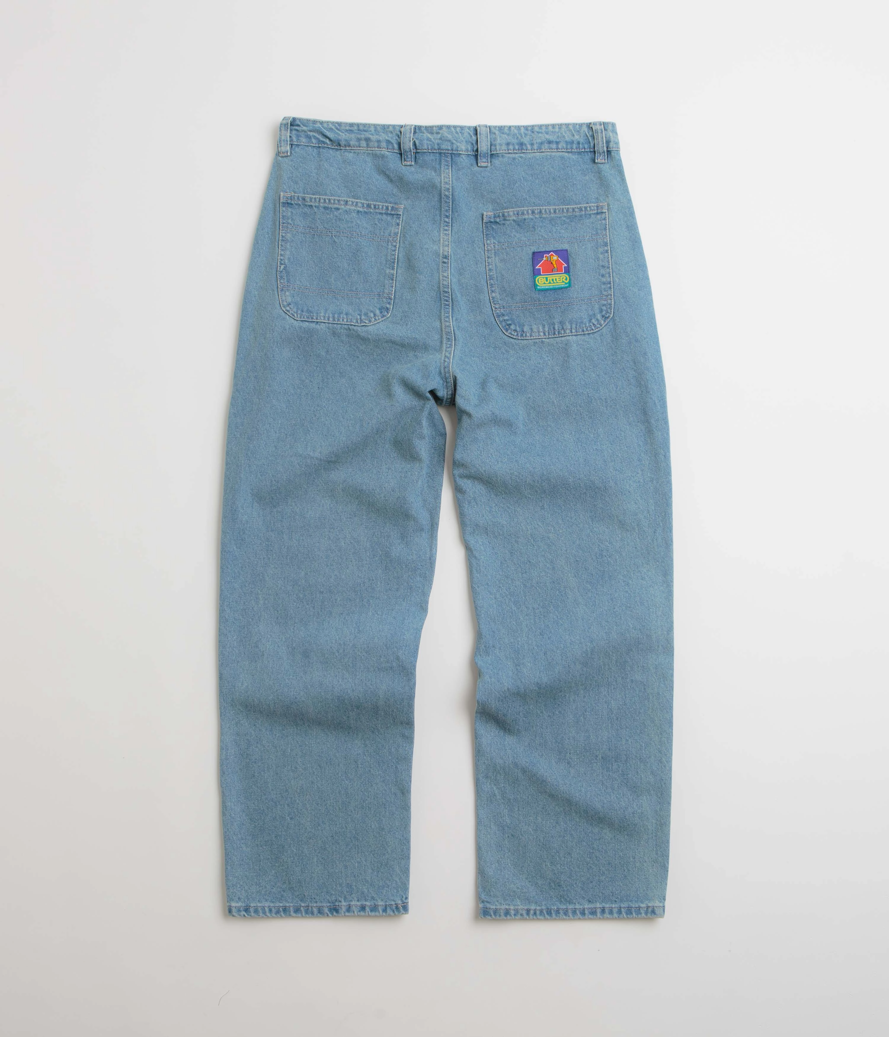 Comfort Focus Butter Goods Work Pants - Washed Indigo