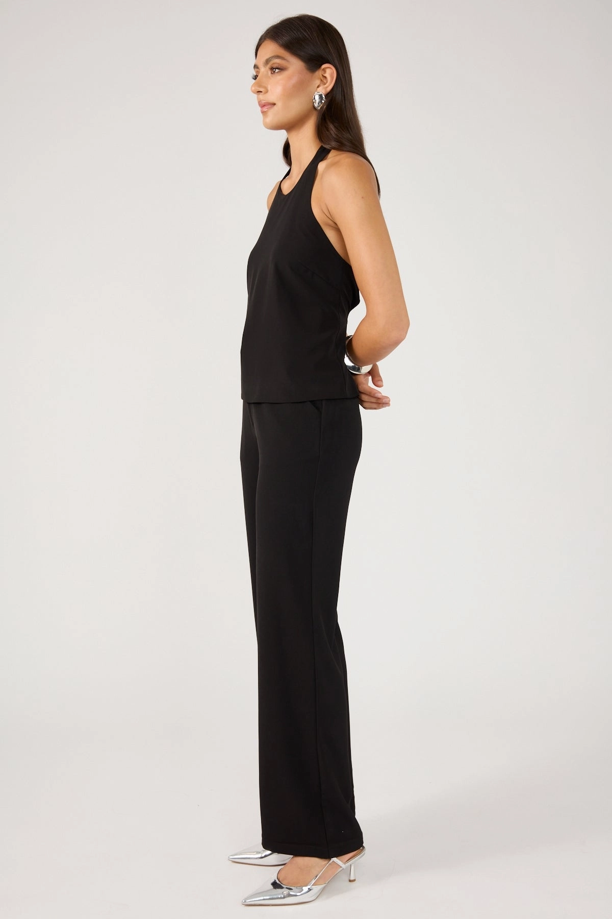 Perfect Stranger Fay High Rise Tailored Pant Black Form Fit Comfort High Durability Stitching
