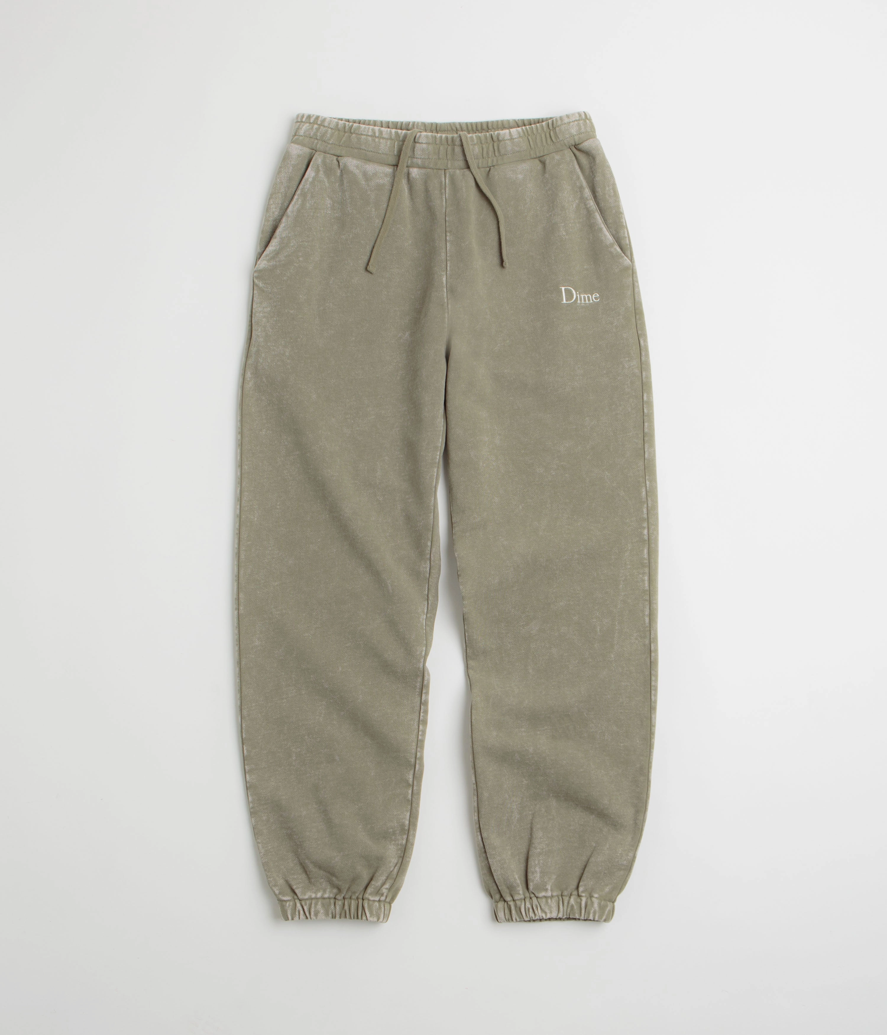 Dime Classic French Terry Sweatpants - Faded Cement SeamlessPocketDesign Stretch waistband