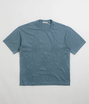 teenagers' YMC Sunflower Triple T-Shirt - Blue Steel