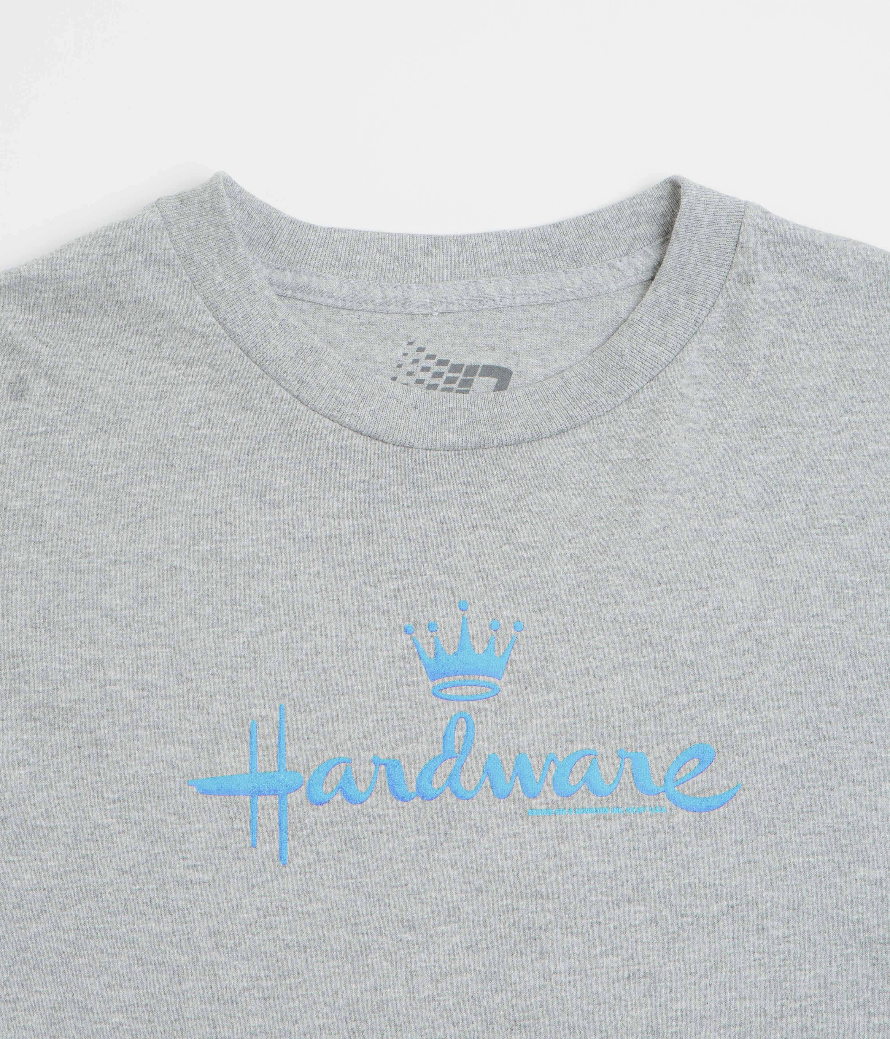 Street Comfort Style Comfy Apparel Bronze 56K Ballmark T-Shirt - Heather Grey
