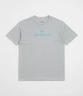 Fun Prints Oversized Fit Bronze 56K Ballmark T-Shirt - Heather Grey