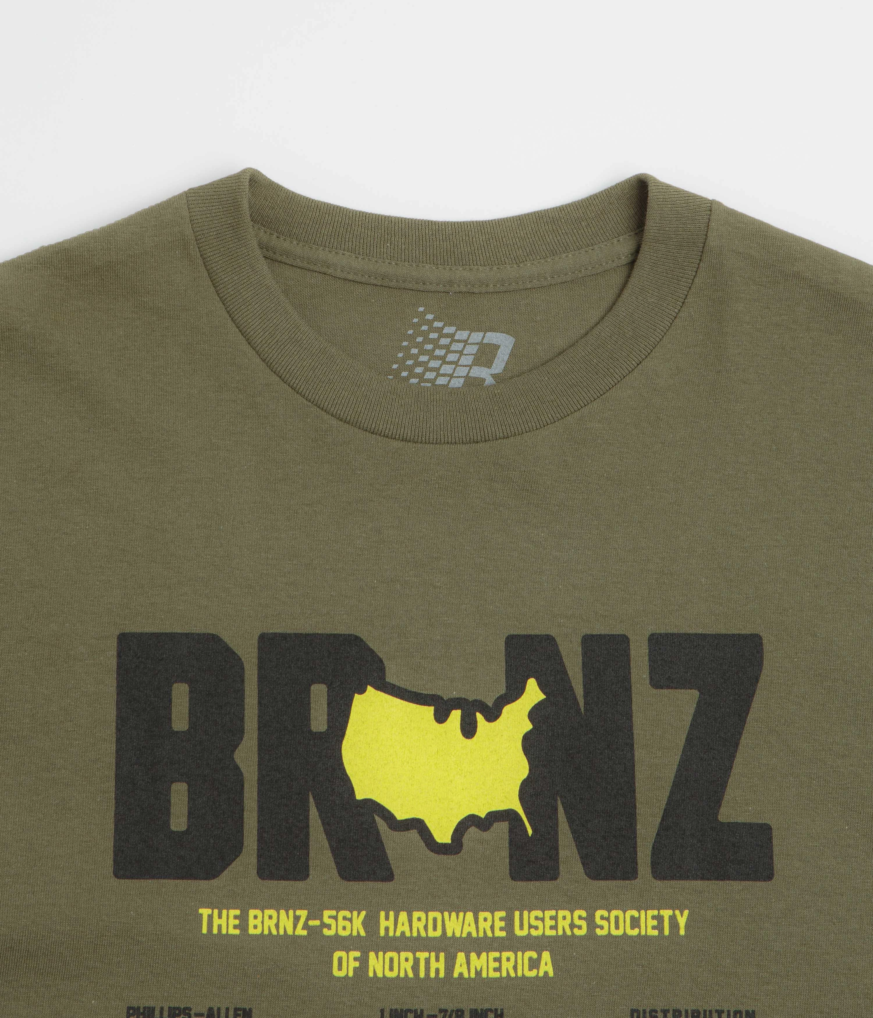 Smart Wear Chilly Day Style Bronze 56K Brnz T-Shirt - Military Green