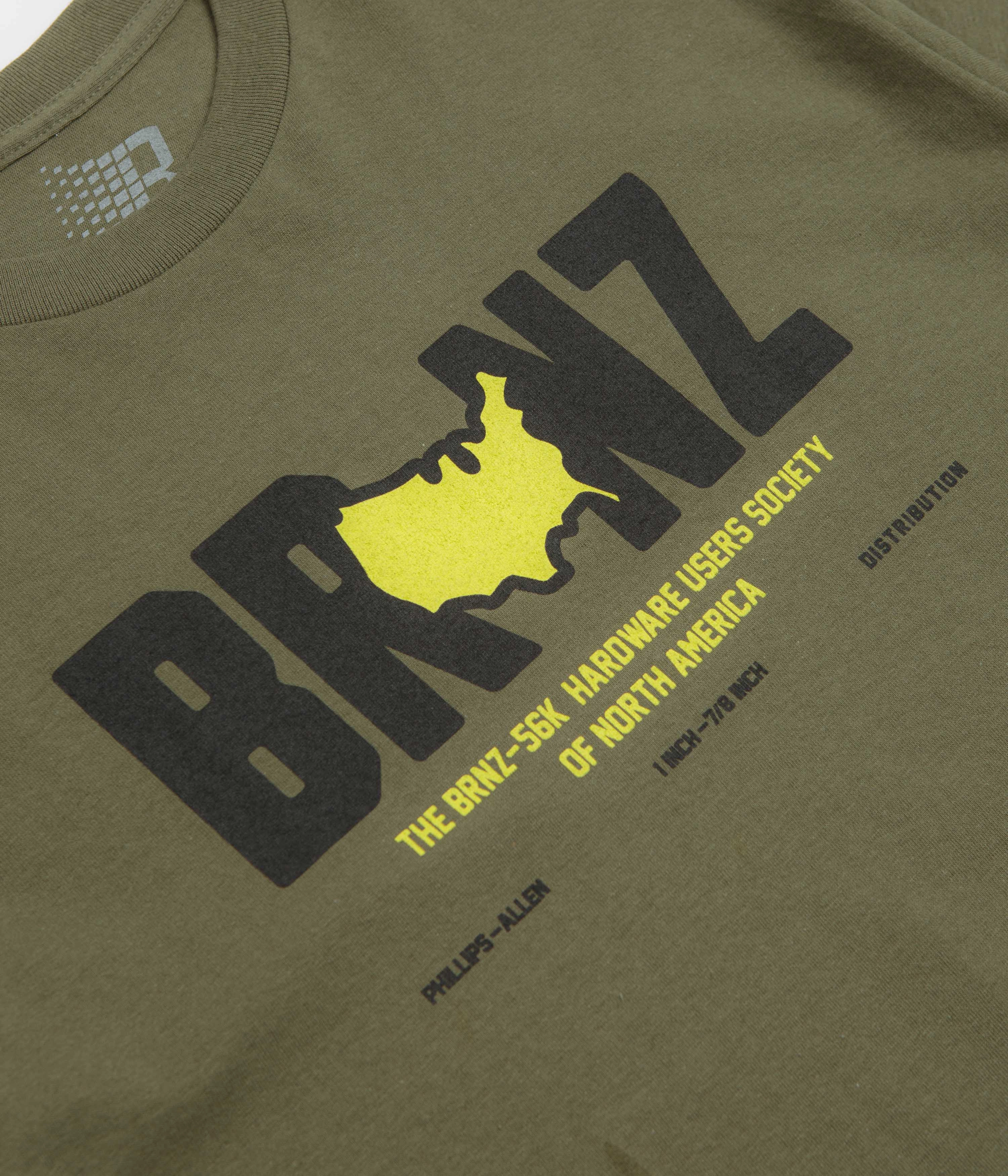 Lightweight Design Bronze 56K Brnz T-Shirt - Military Green