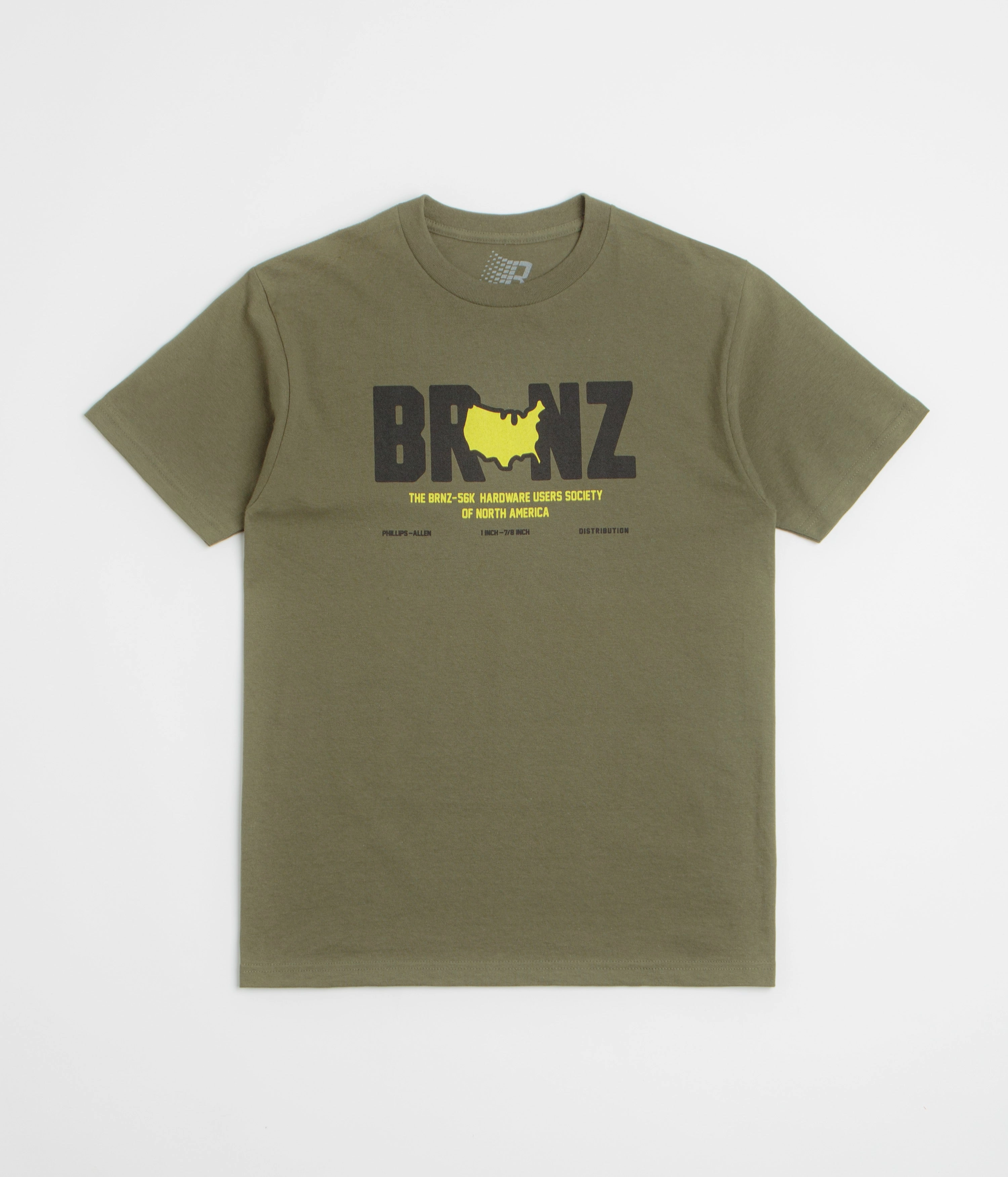 Classic Vibes Light Casual Bronze 56K Brnz T-Shirt - Military Green
