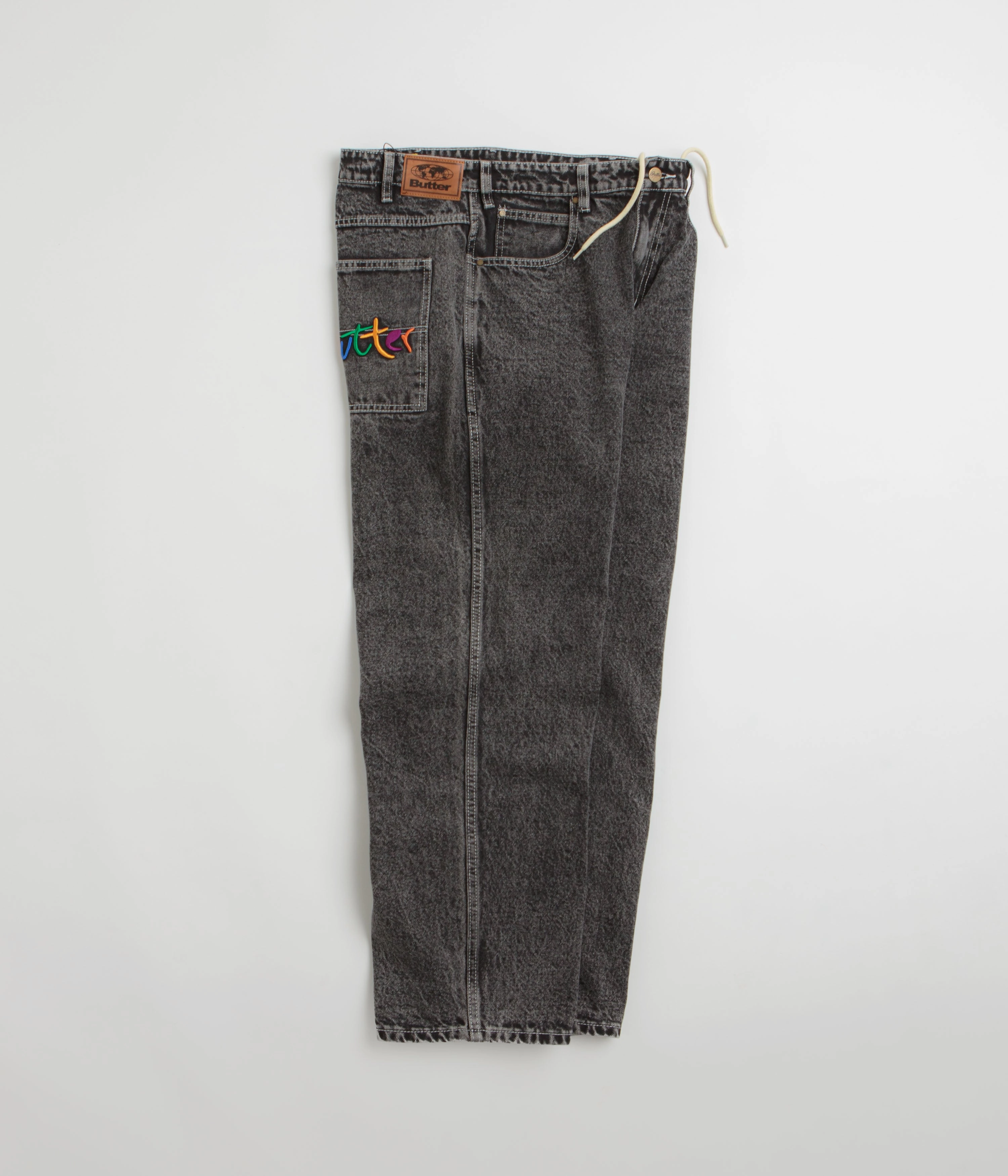 Lightweight Construction Functional Layer Butter Goods Art Jeans - Washed Black
