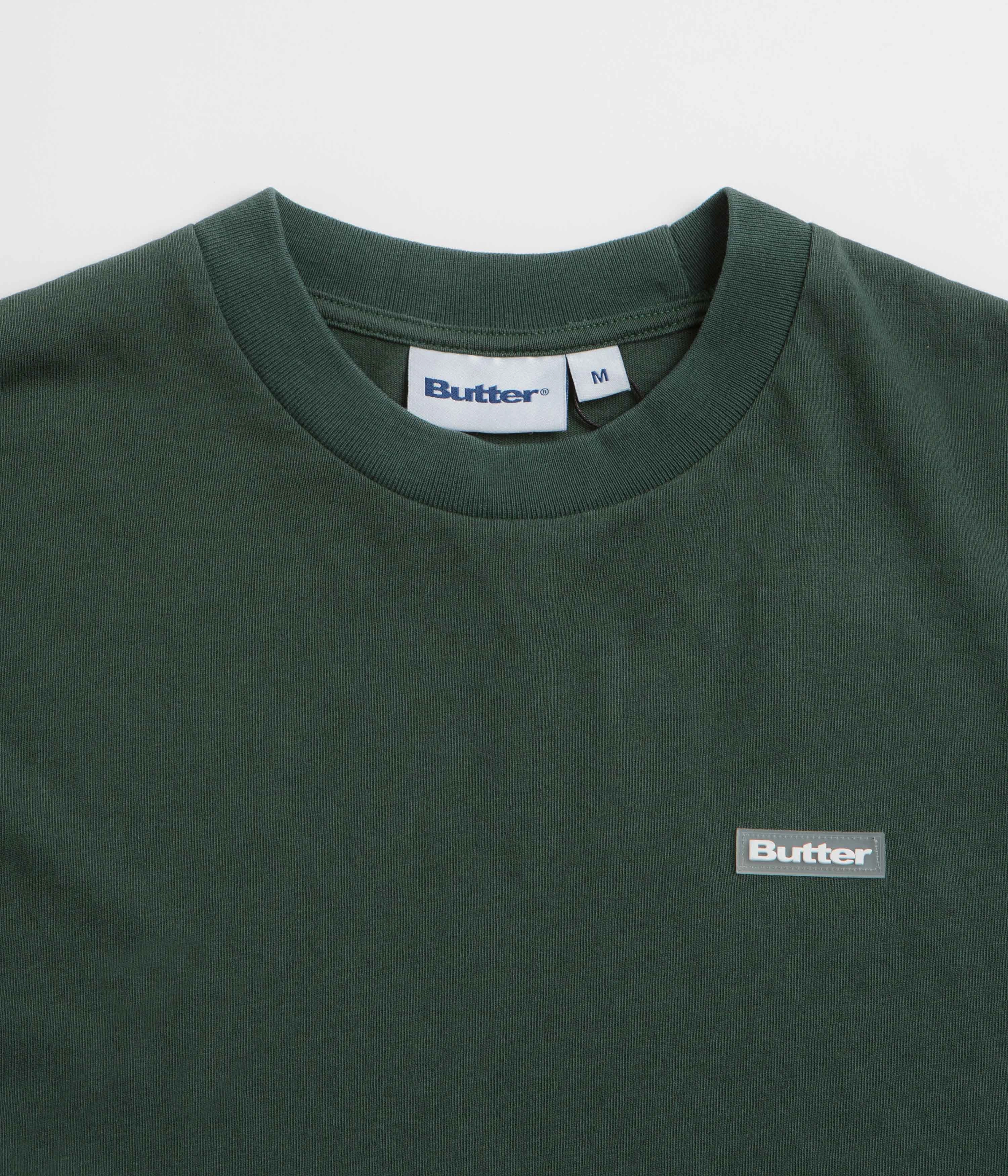 Butter Goods Basic T-Shirt - Forest Stretchable Knit