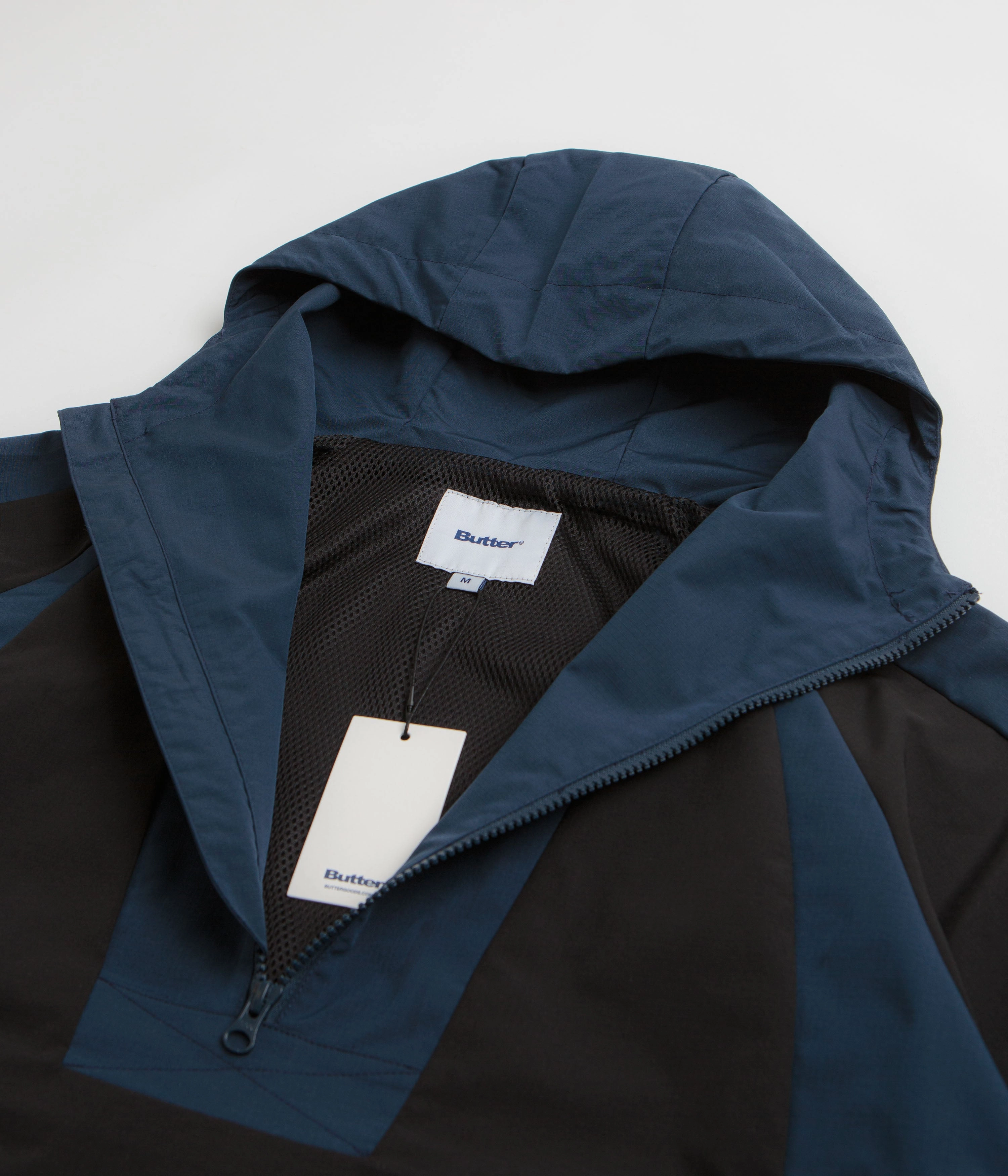 CompressionResistant Butter Goods Contour Anorak Jacket - Navy / Black