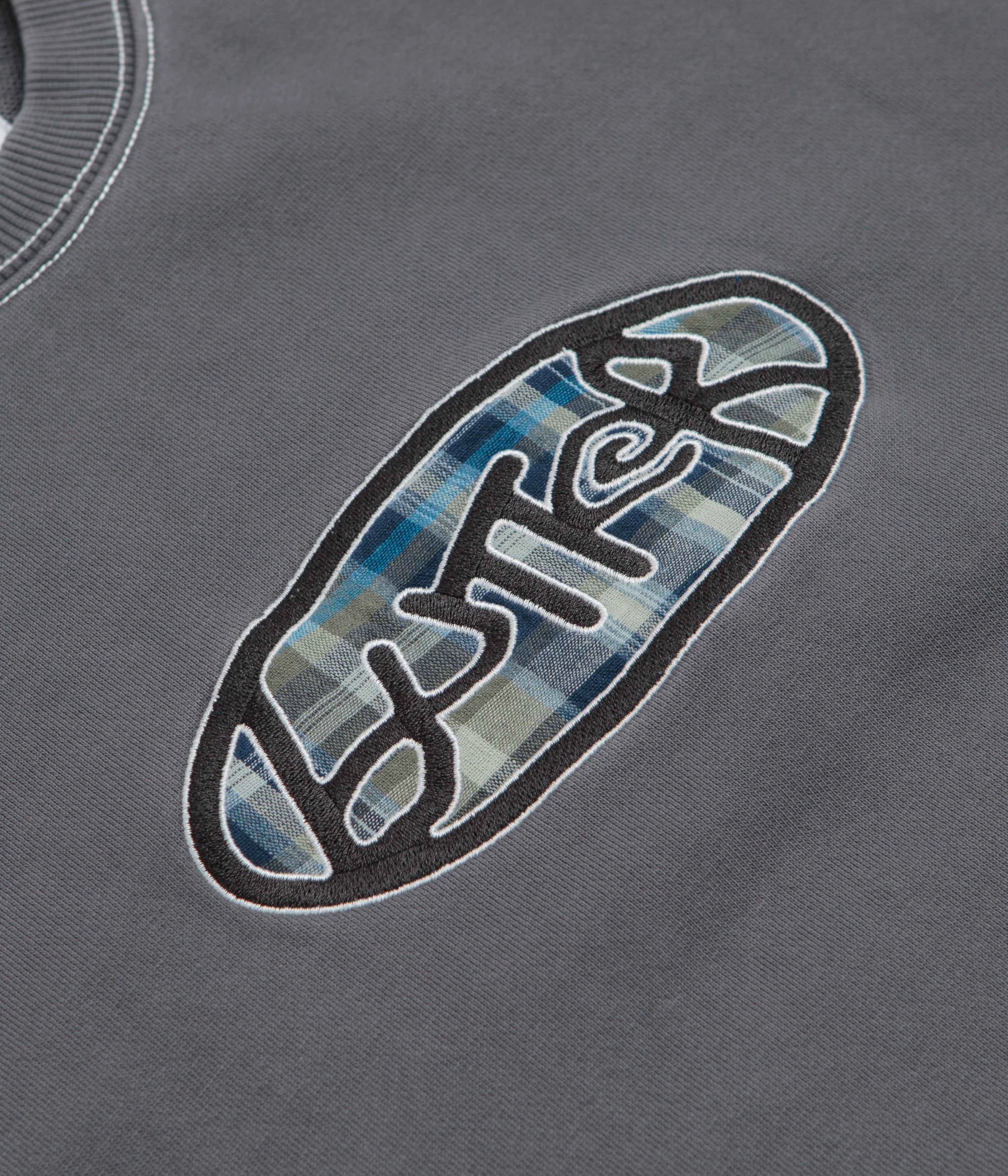 Butter Goods Crust Crewneck Sweatshirt - Washed Charcoal Chilly Day Knitwear