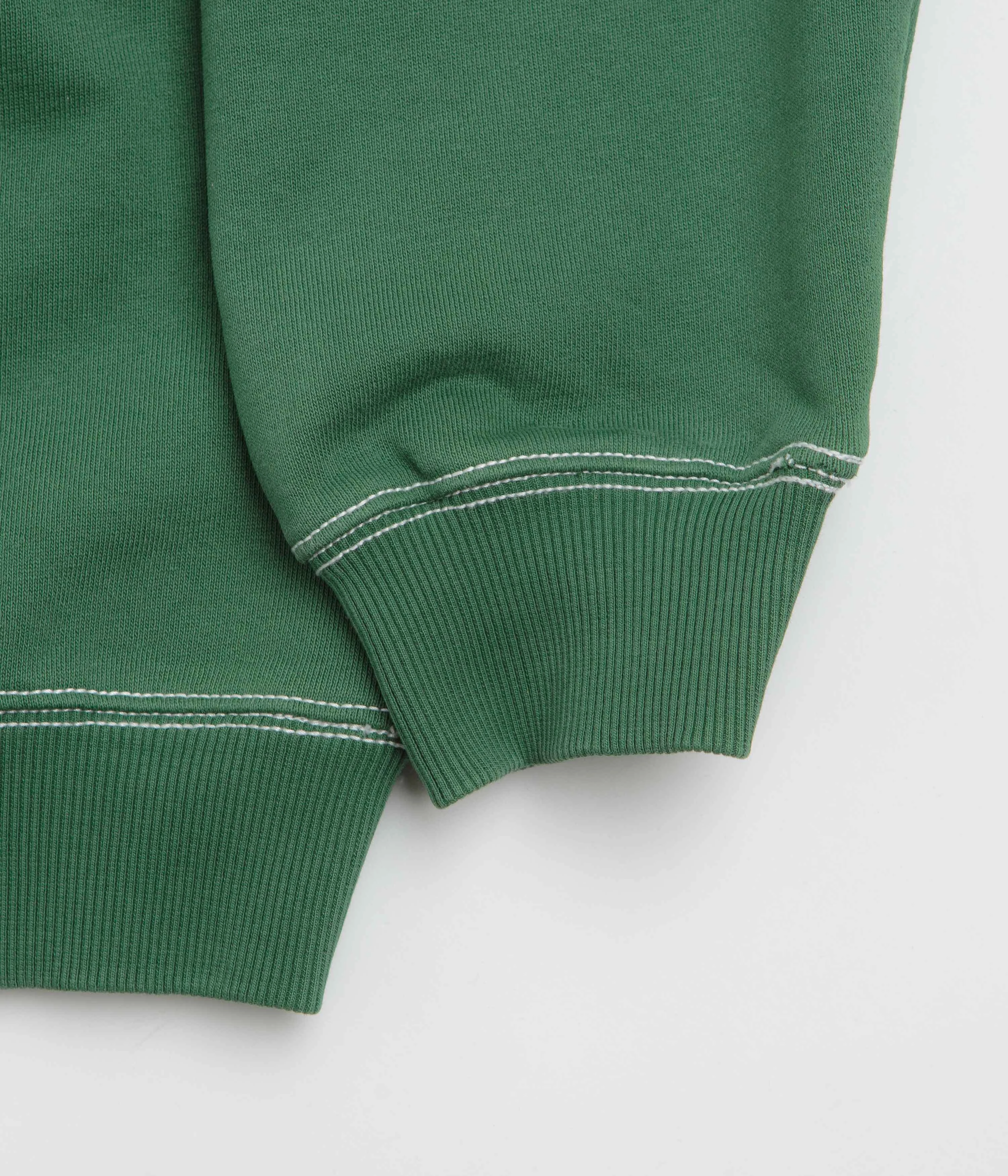 Butter Goods Crust Crewneck Sweatshirt - Washed Forest Cozy Touch
