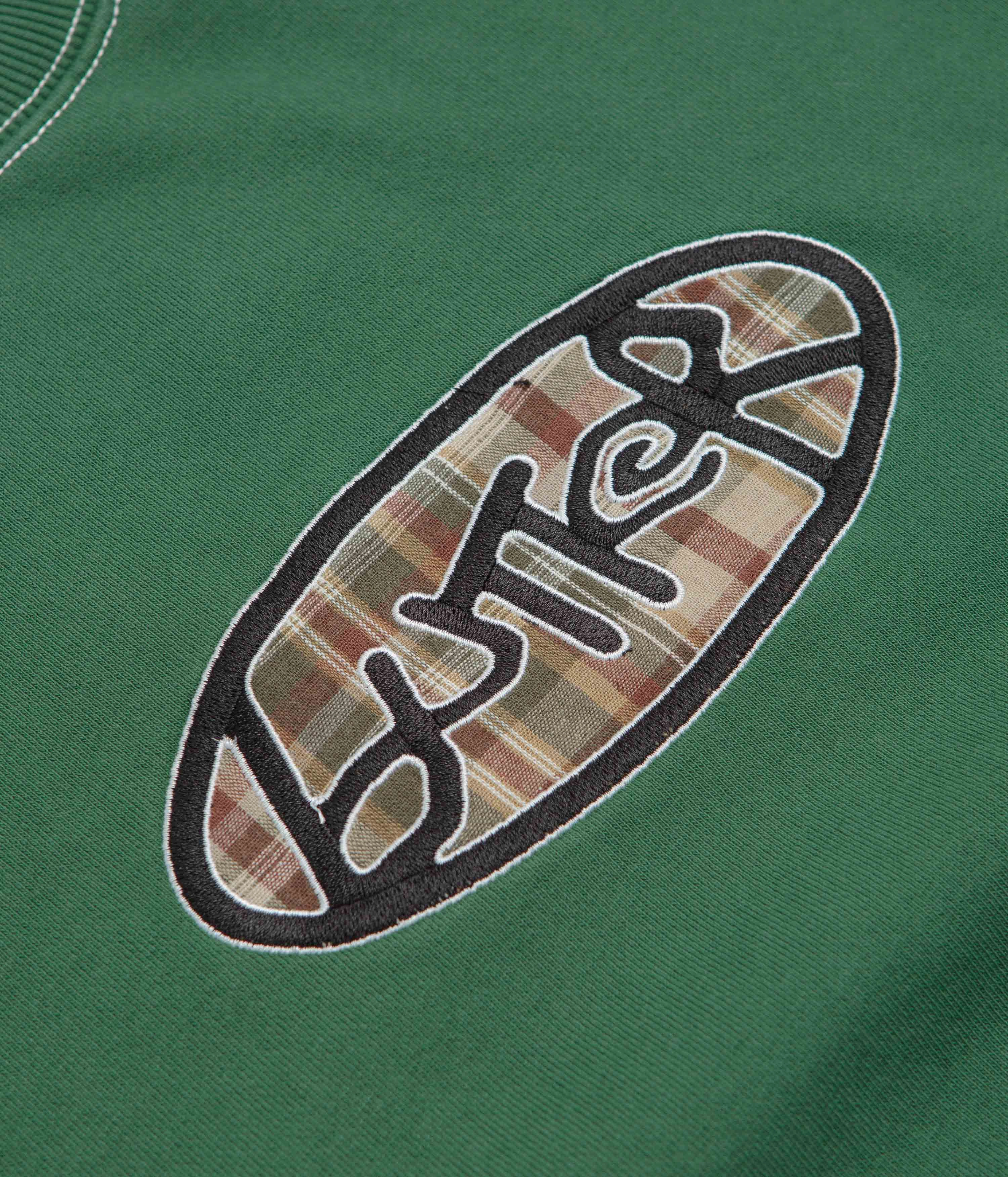 Butter Goods Crust Crewneck Sweatshirt - Washed Forest Knit Wearable Biodegradable Fiber Options